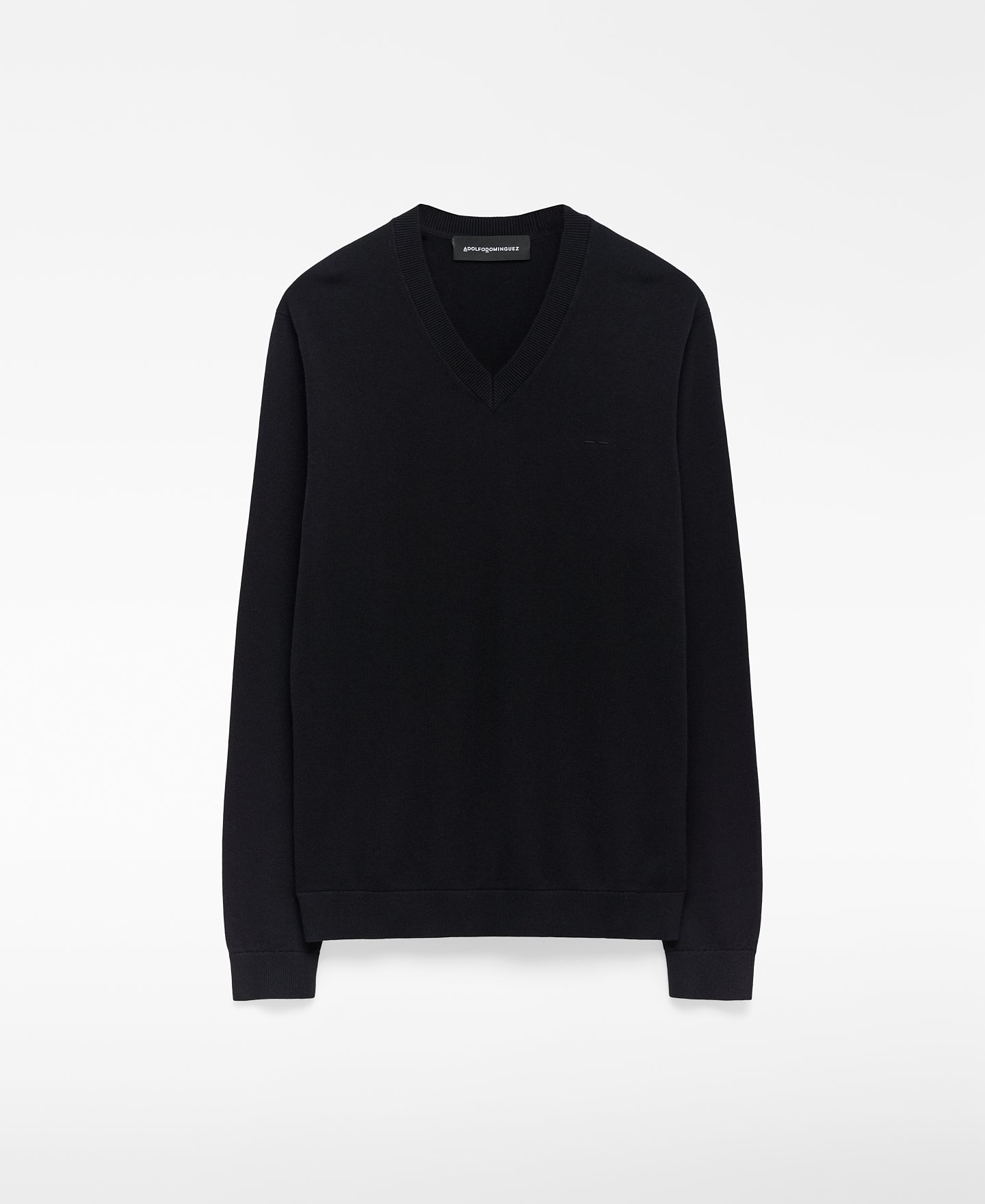 Regular fit V-neck sweater man image number 4