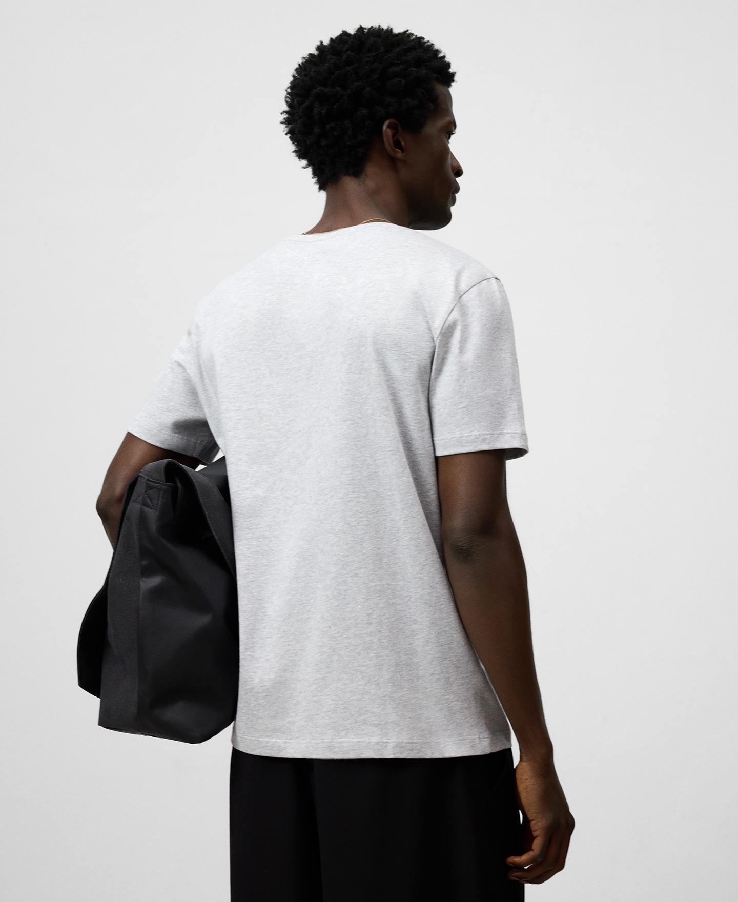 Organic cotton regular fit T-shirt man image number 2