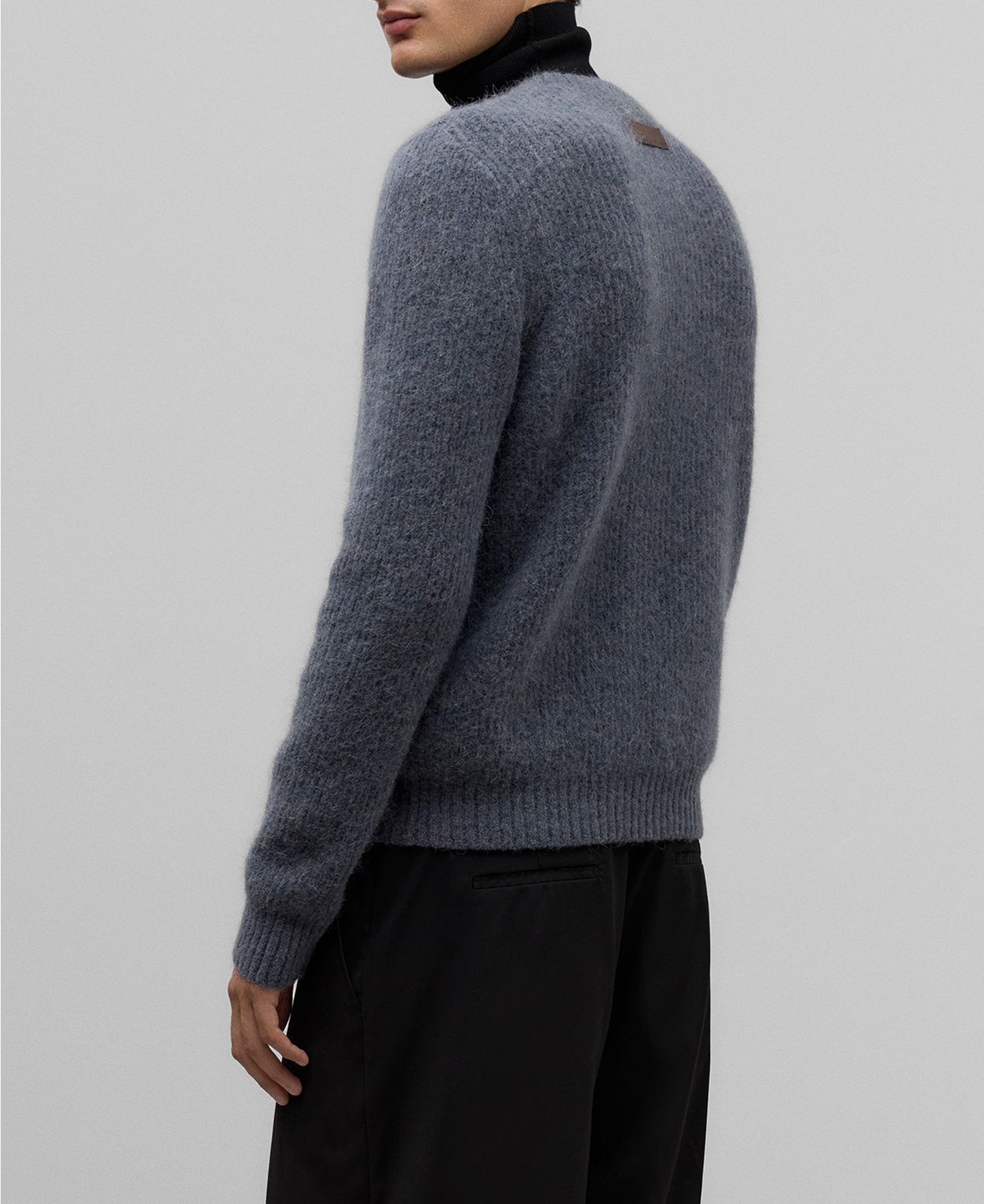 Alpaca blend sweater man image number 2