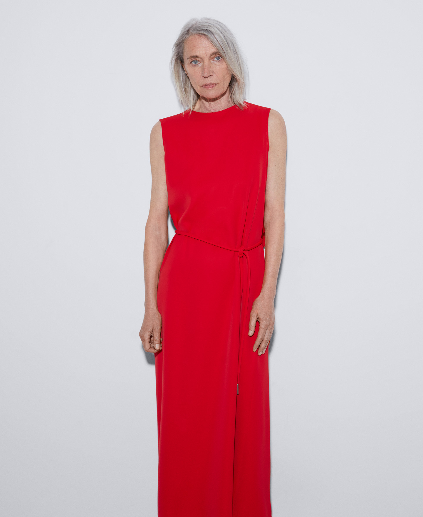 Cocktail dress with draped back image number 0