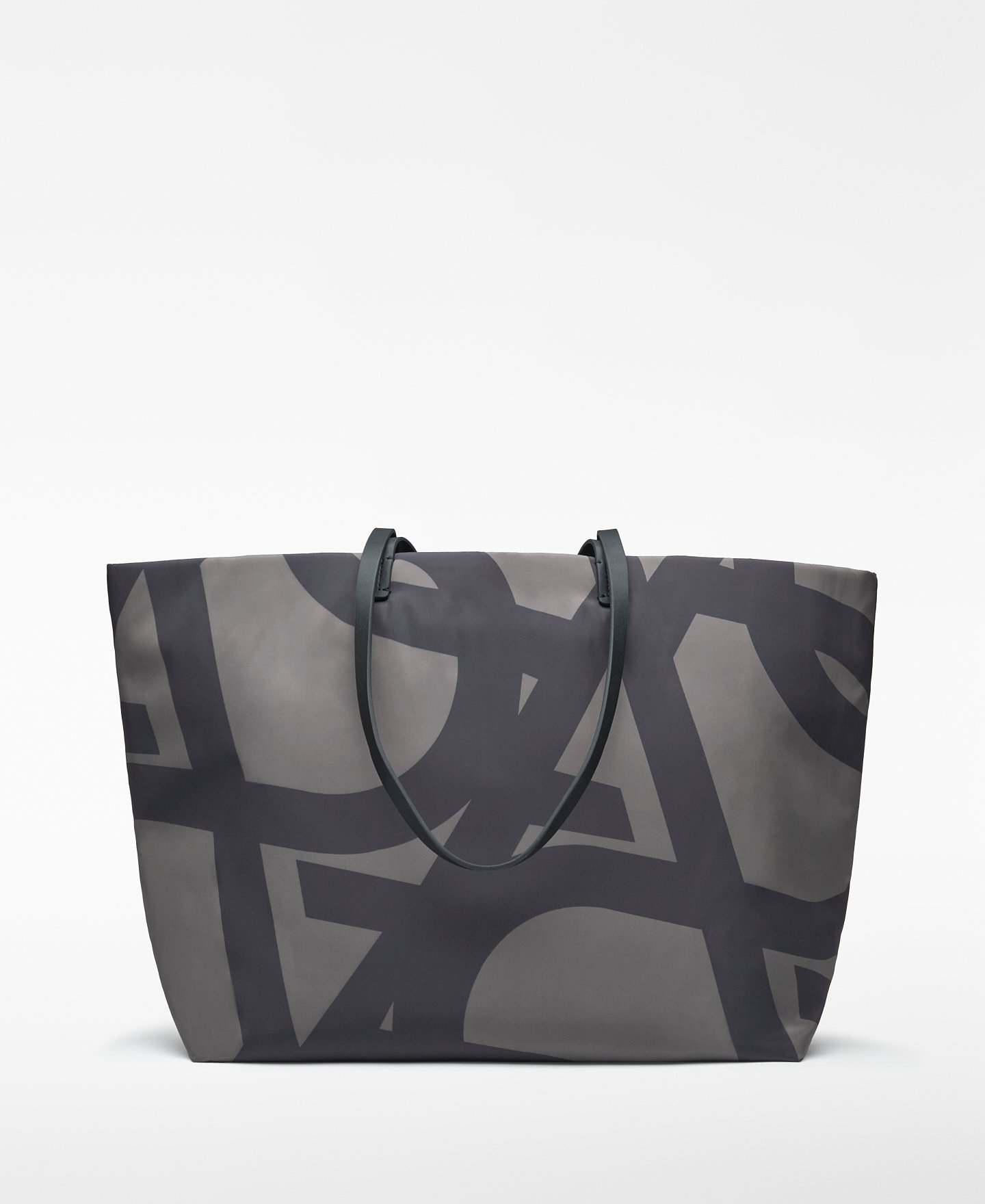 Sac cabas maxi en nylon avec logo pour femme image number 1