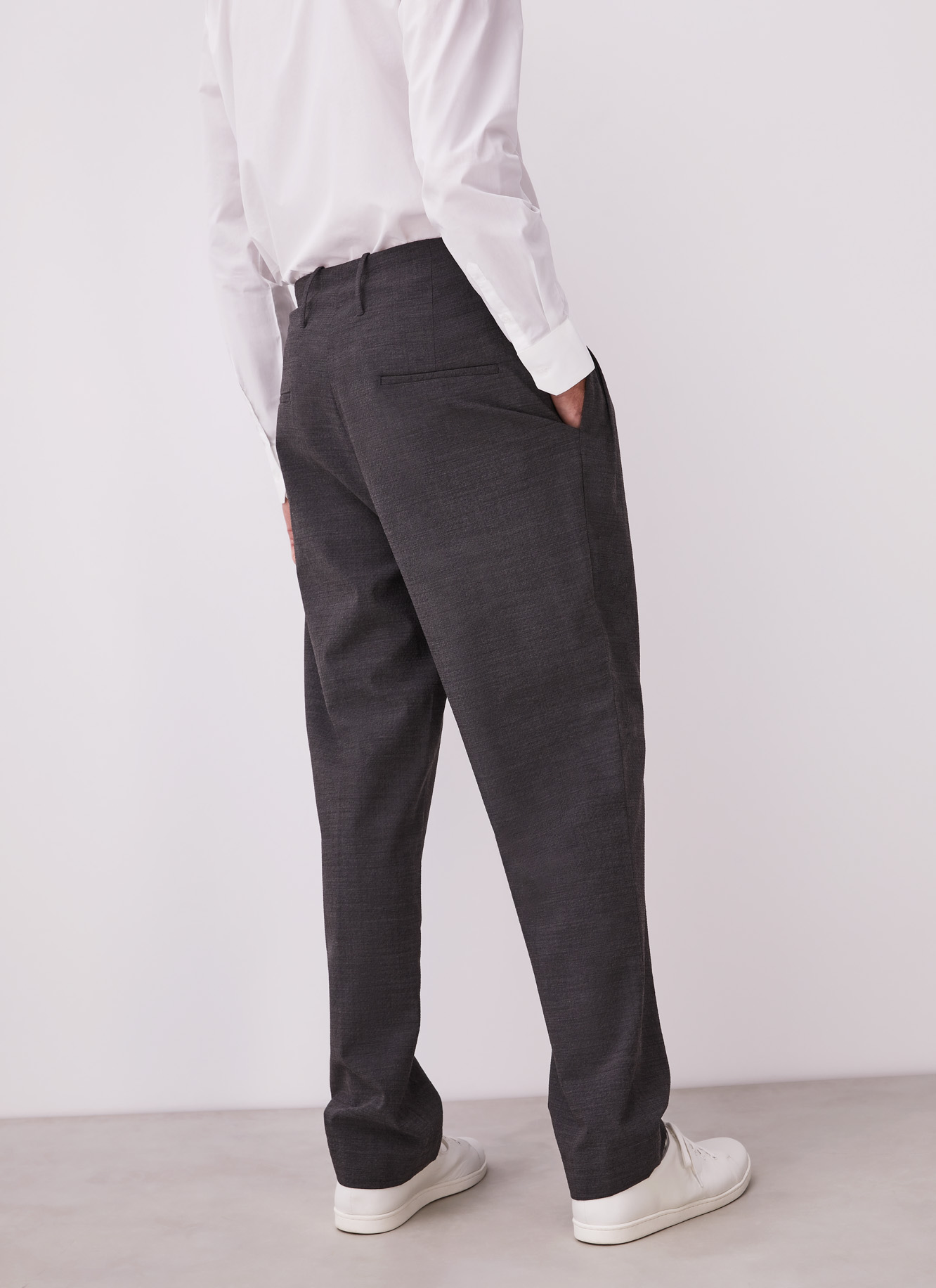 Darted elastic suit trousers image number 2