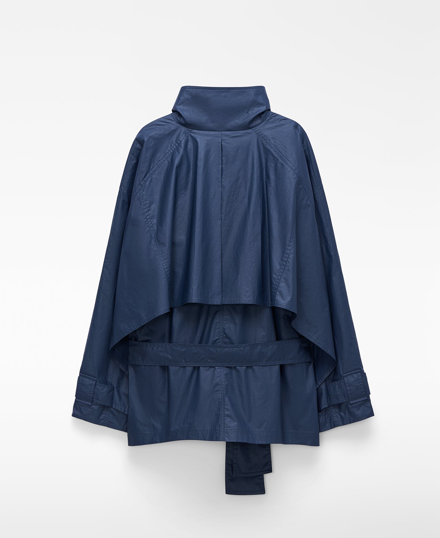 Gabardina corta cuello chimenea image number 7