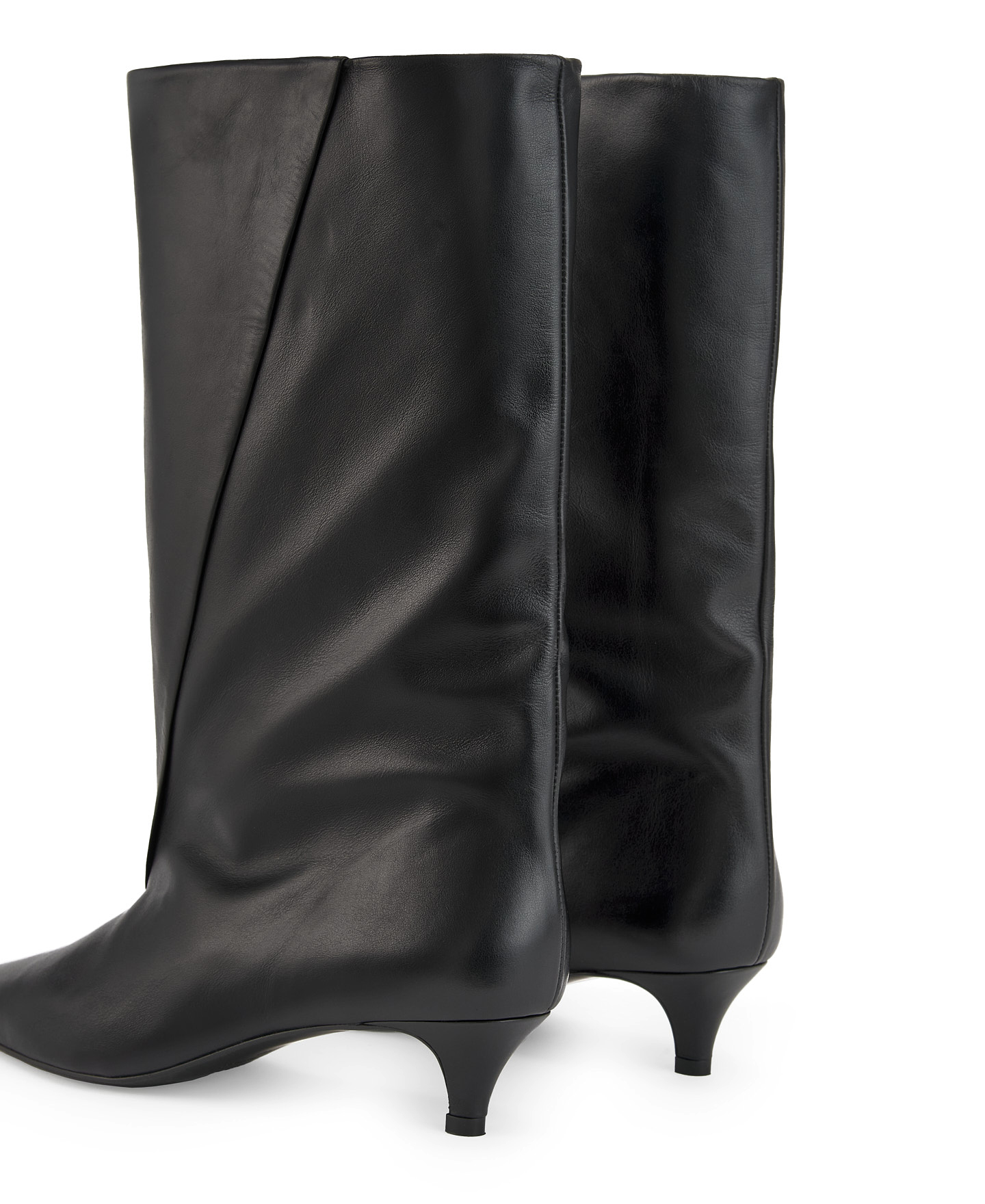 Responsible leather mid-calf boot woman image number 2