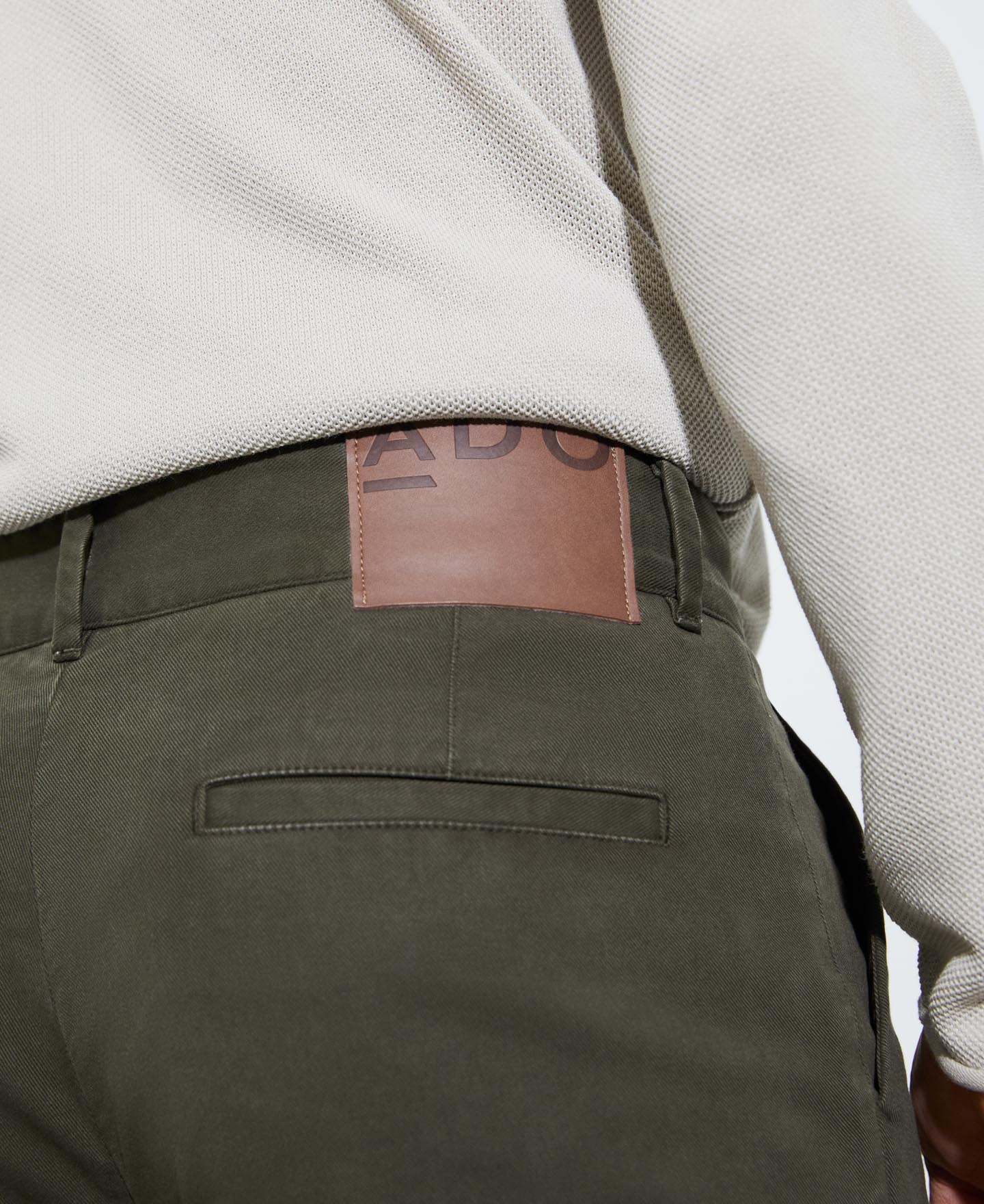 Carrot silhouette darts trousers image number 3