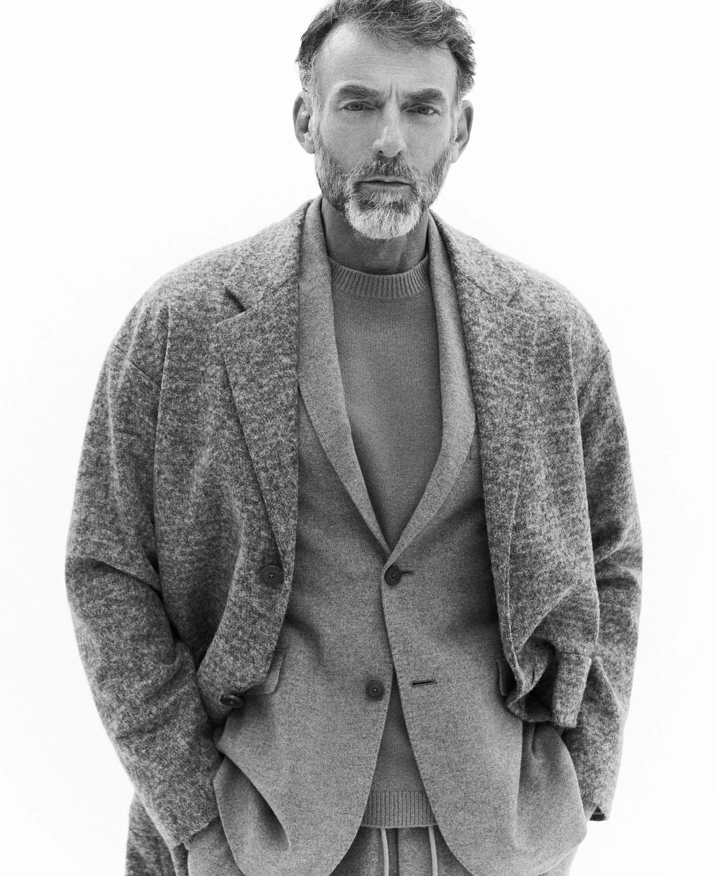 Two button wool blazer image number 4