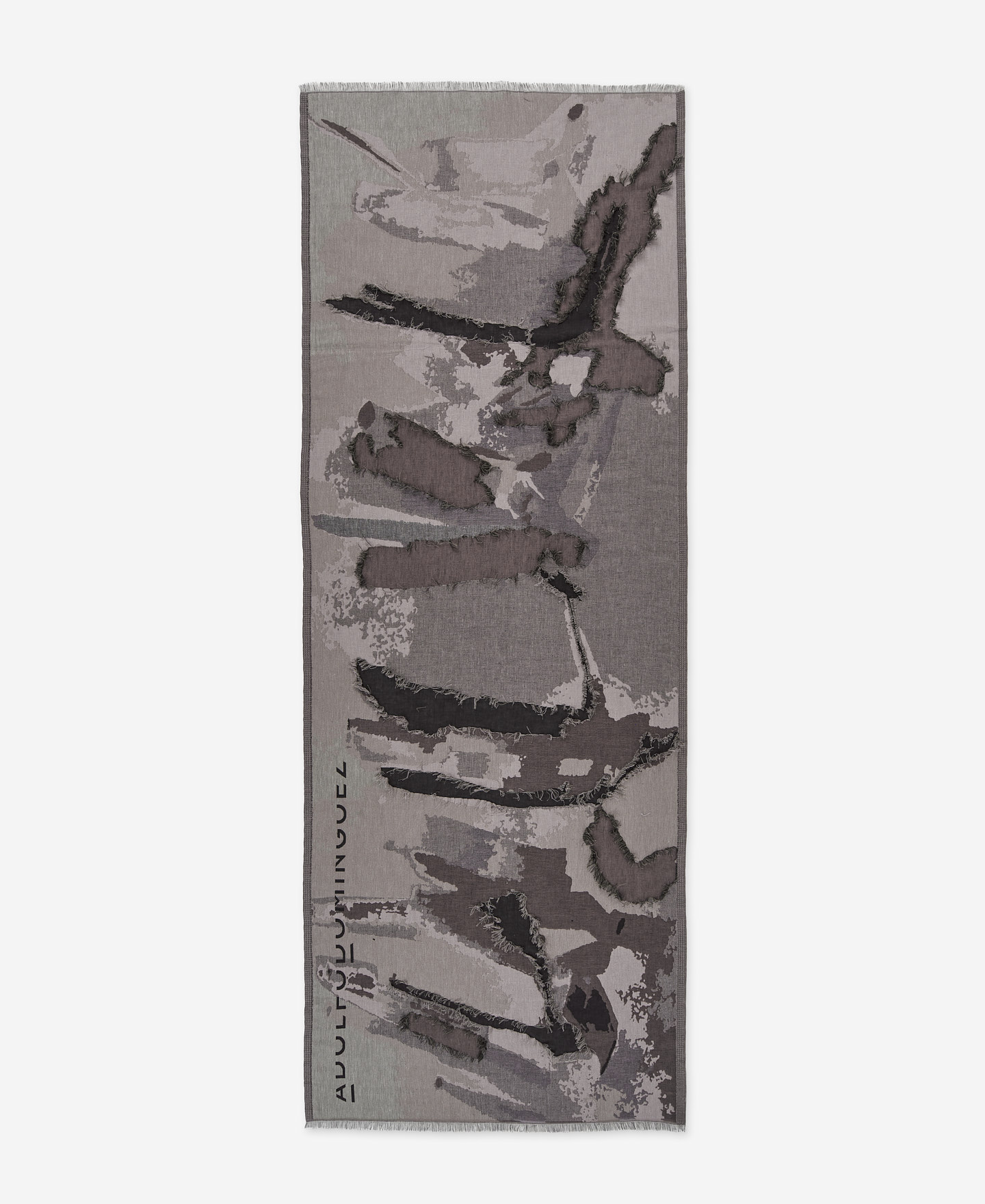 Organic cotton printed shawl woman image number 0