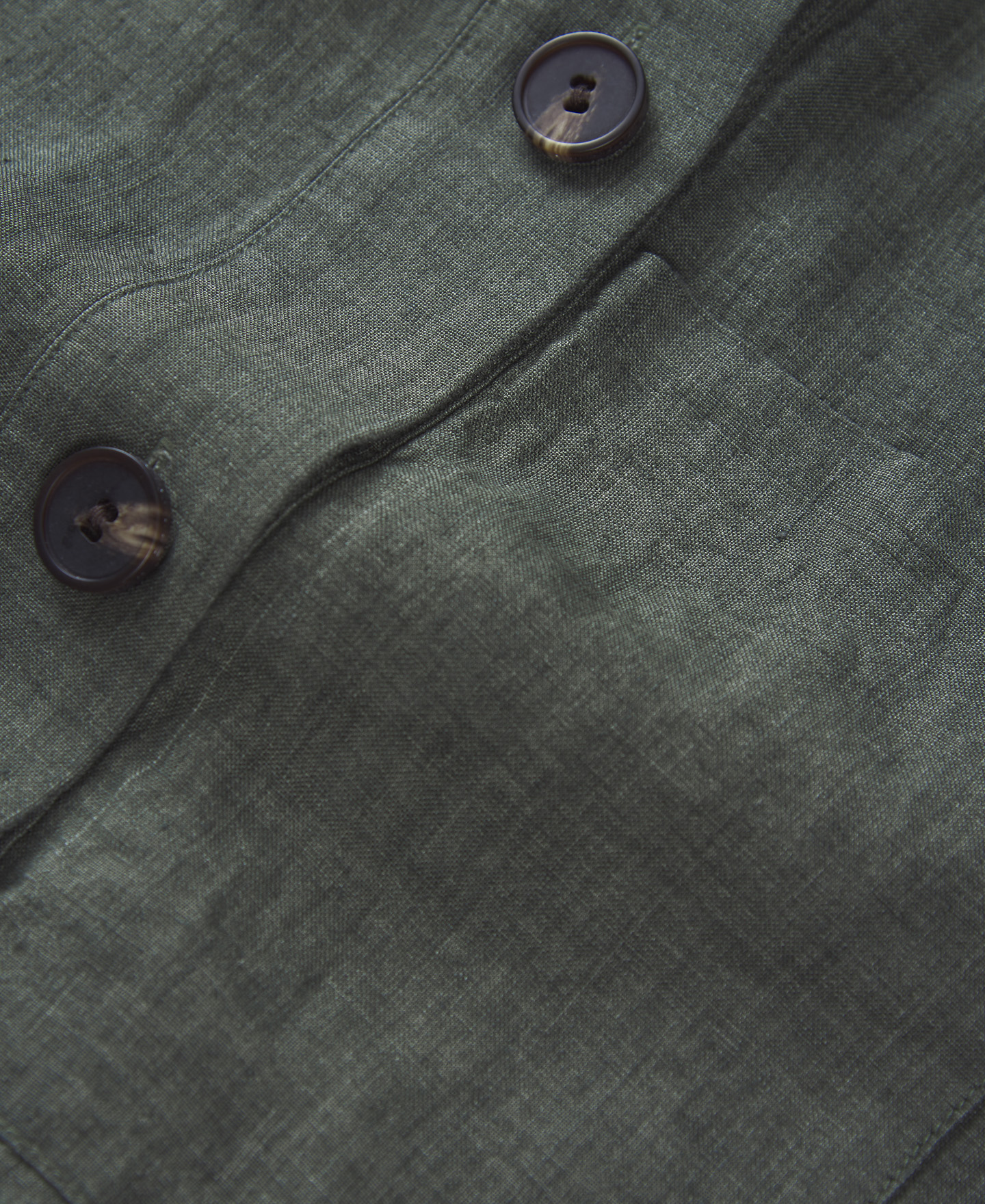 Vestido midi en lino natural europeo image number 6