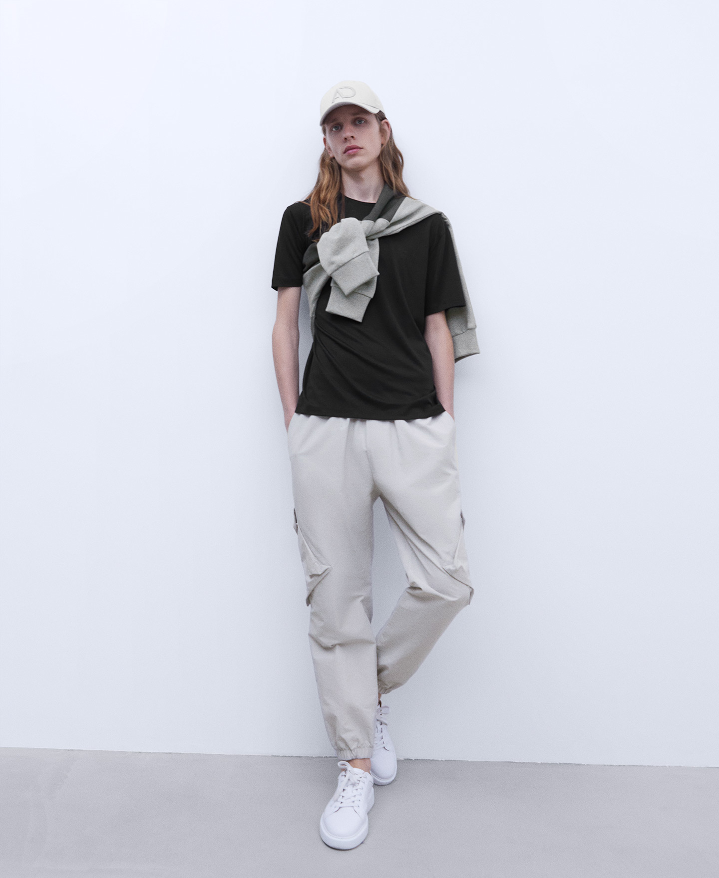 Lyocell and cotton T-shirt image number 1