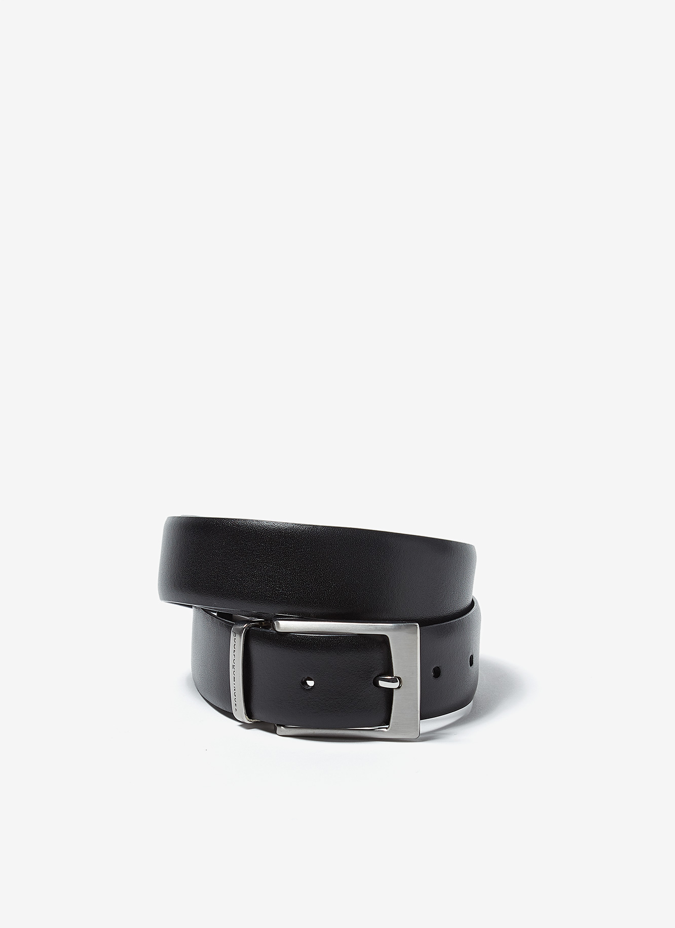 Reversible bovine leather belt image number 1