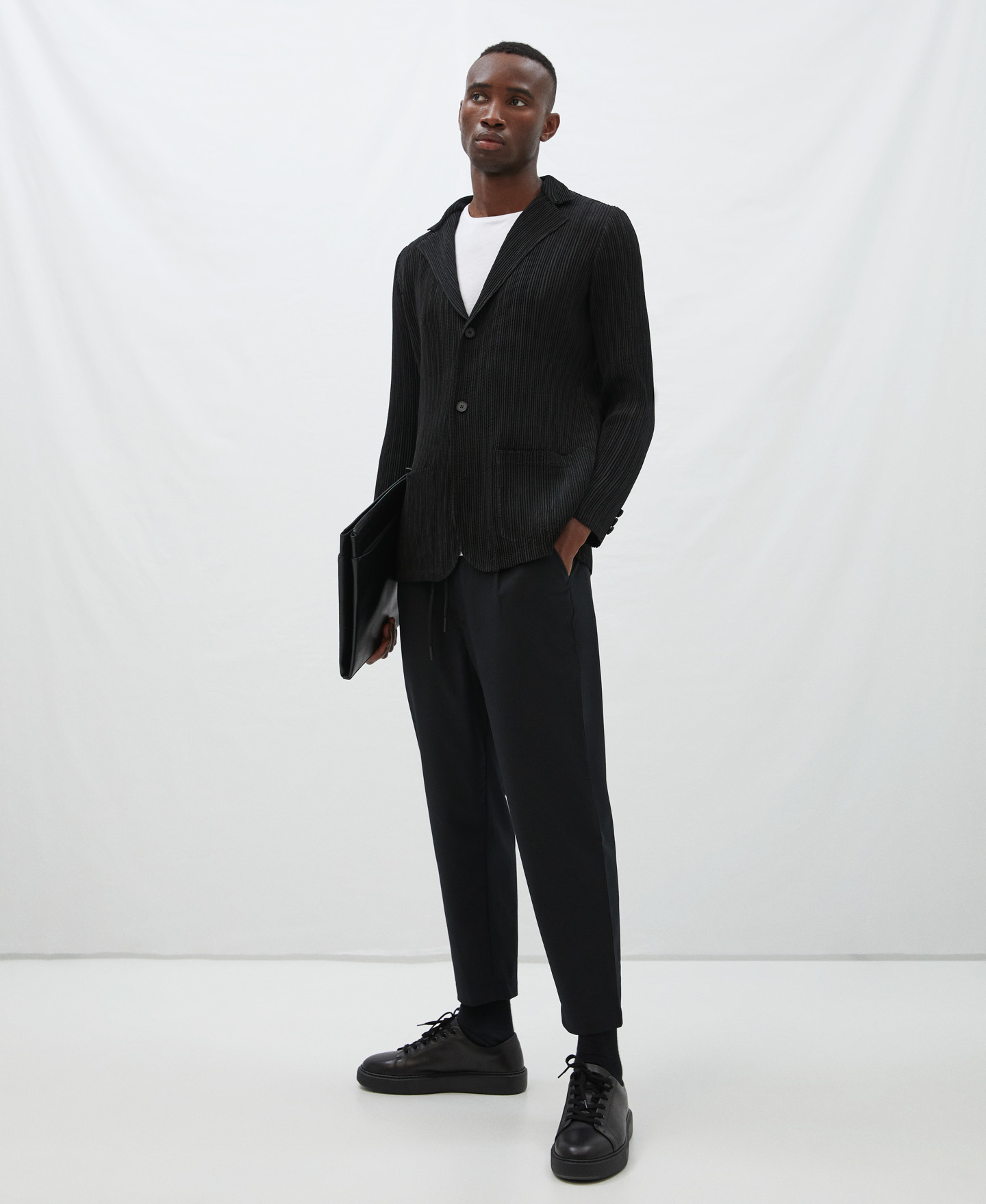 Crinkle blazer image number 1