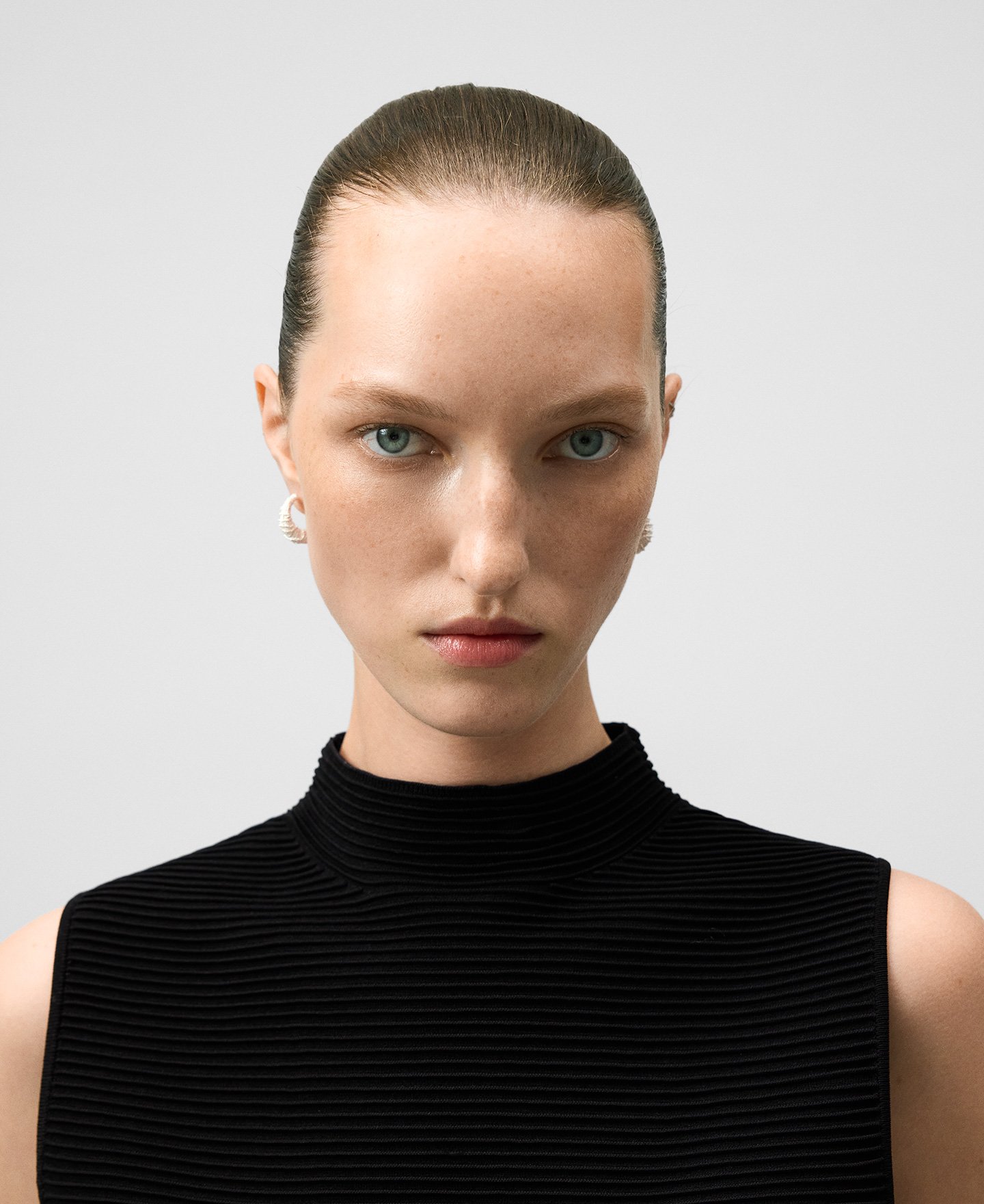 Structured knit top woman image number 3