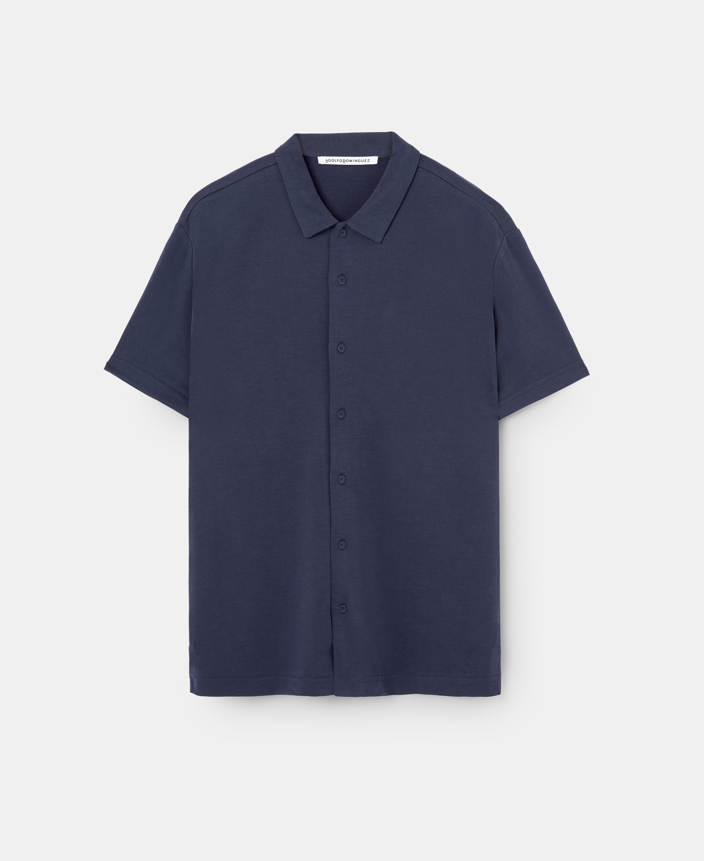 Modal button-down polo shirt image number 4
