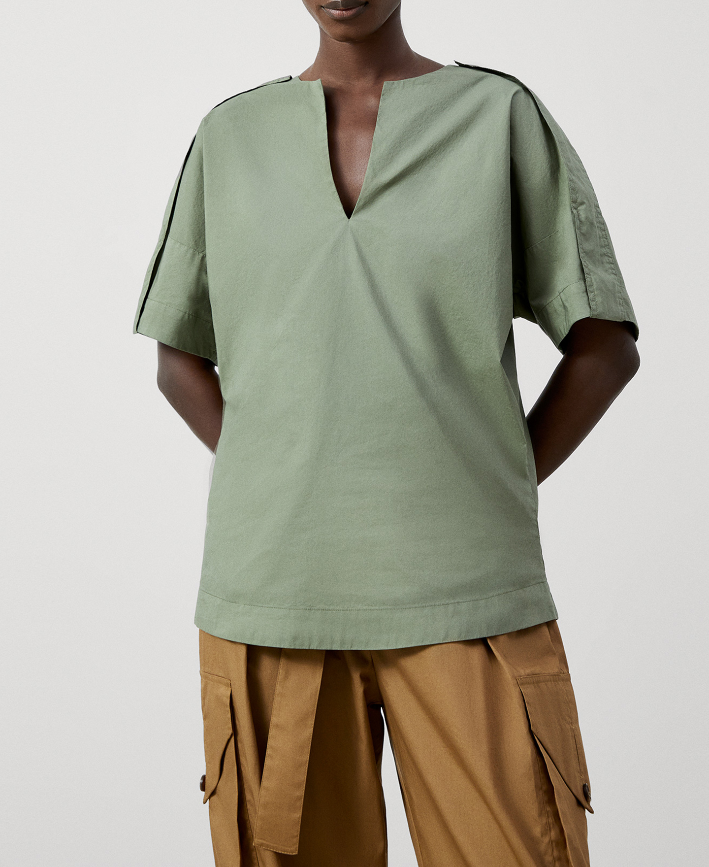 Responsible cotton short sleeve shirt image number 0