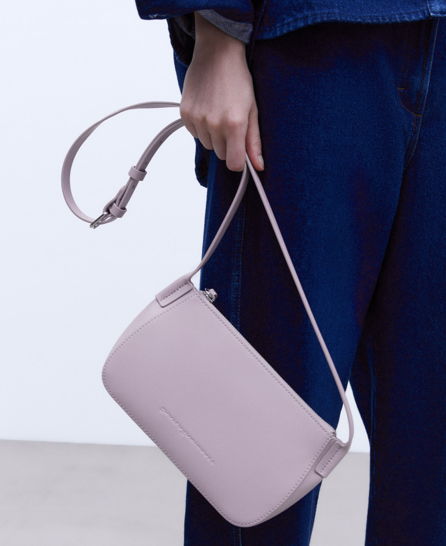 Small vachetta leather shoulder bag image number 4