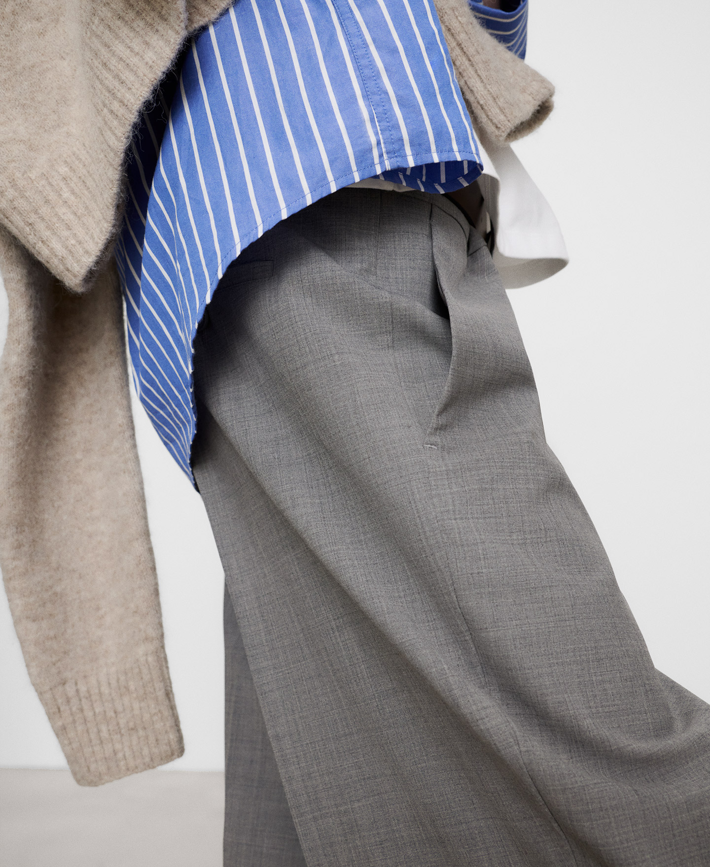 Straight tailored trousers image number 3
