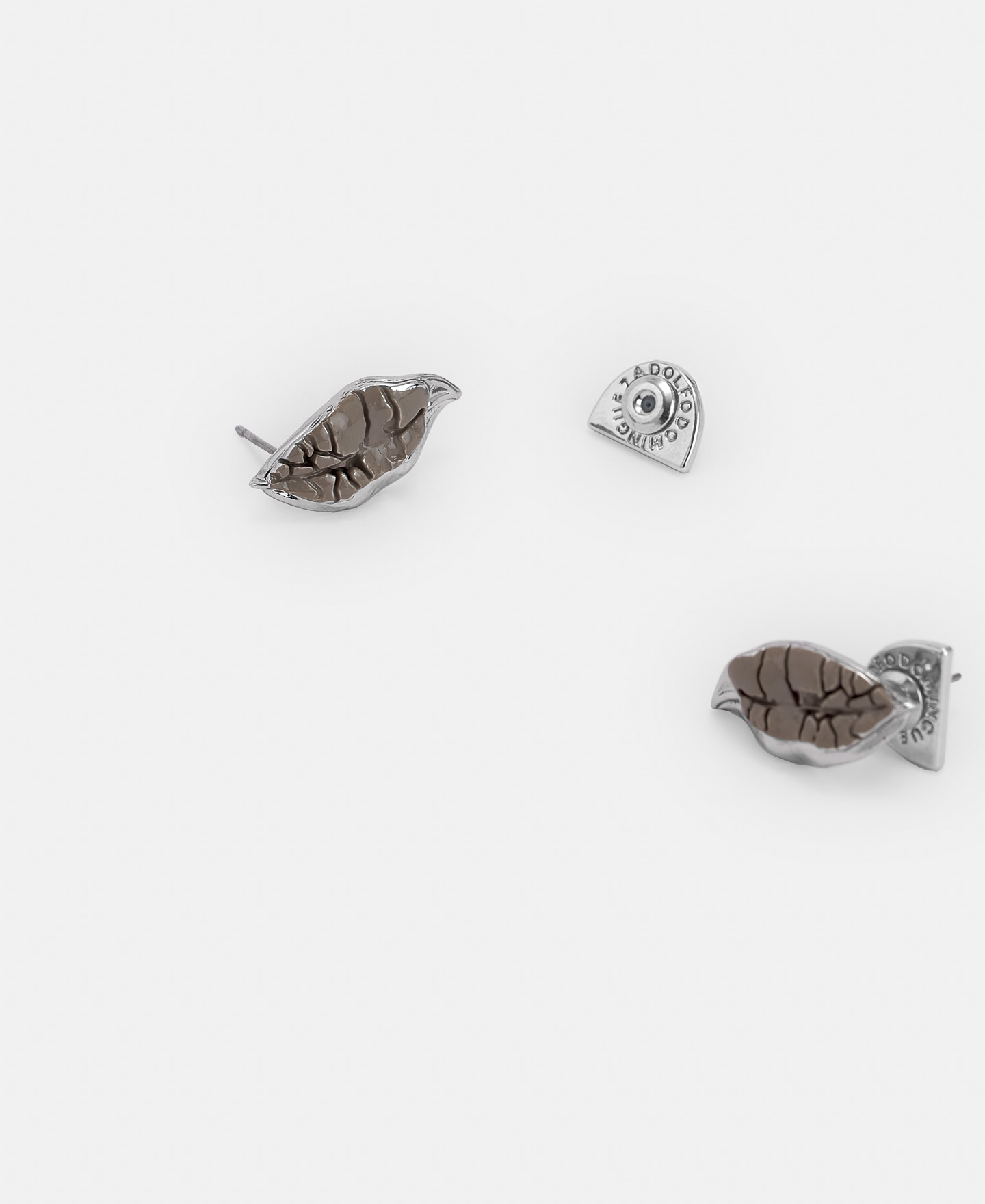 Pendientes hoja en zinc image number 2