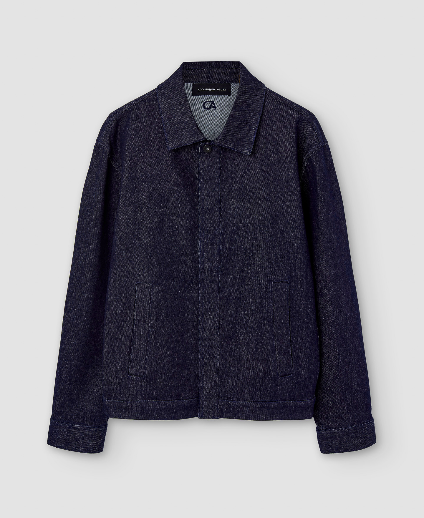 Sobrecamisa denim materiales reciclados image number 6