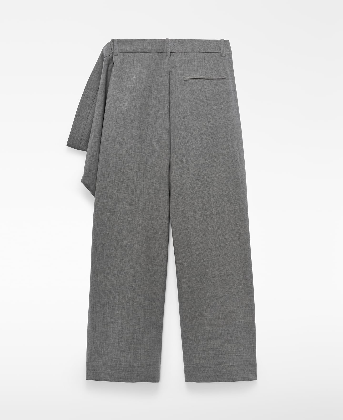 Detached waistband oversize trousers image number 5