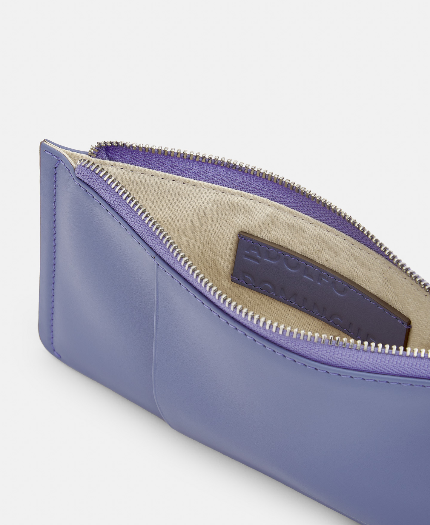 Vachetta leather large card holder image number 2