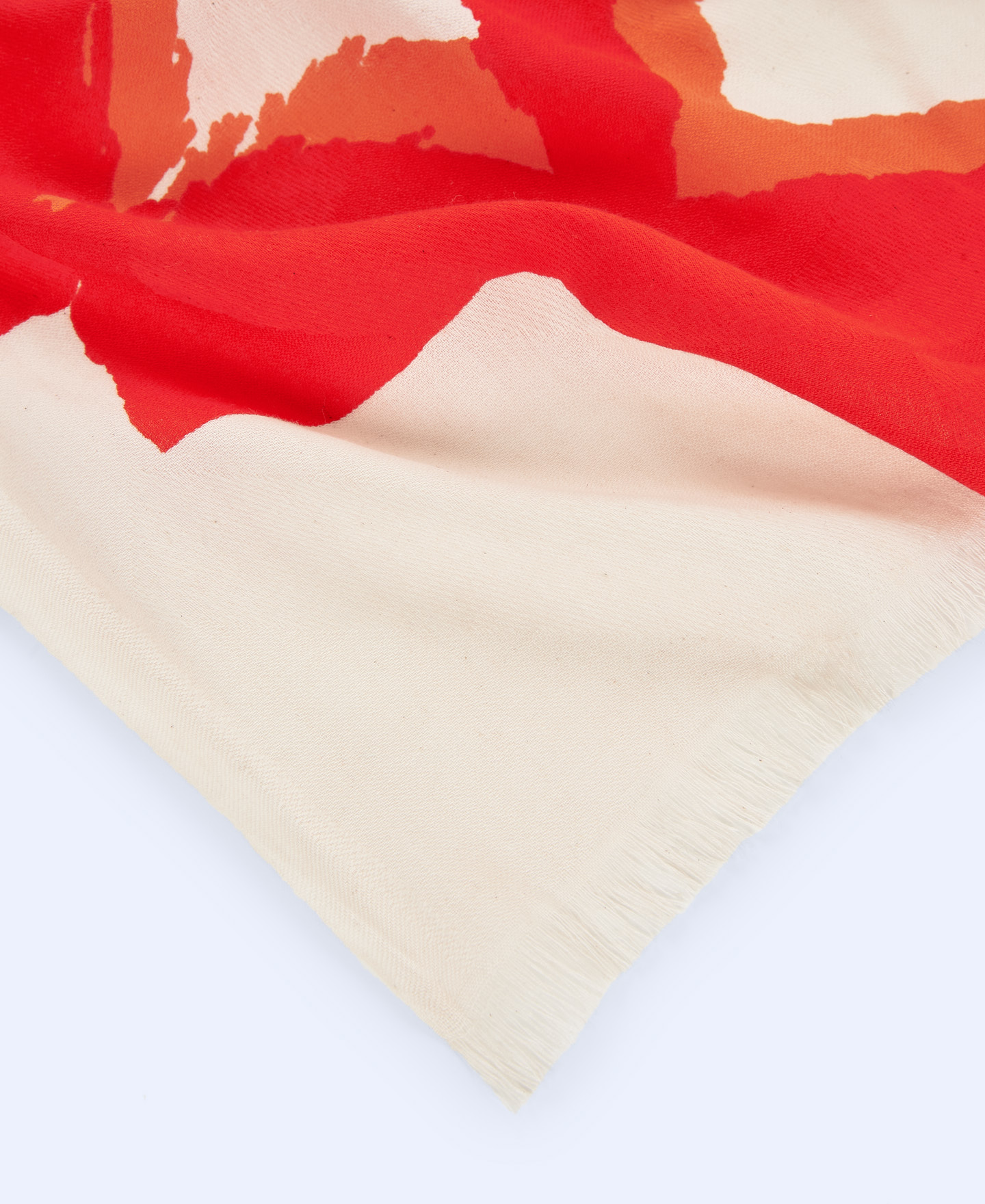 Printed shawl in cotton image number 2