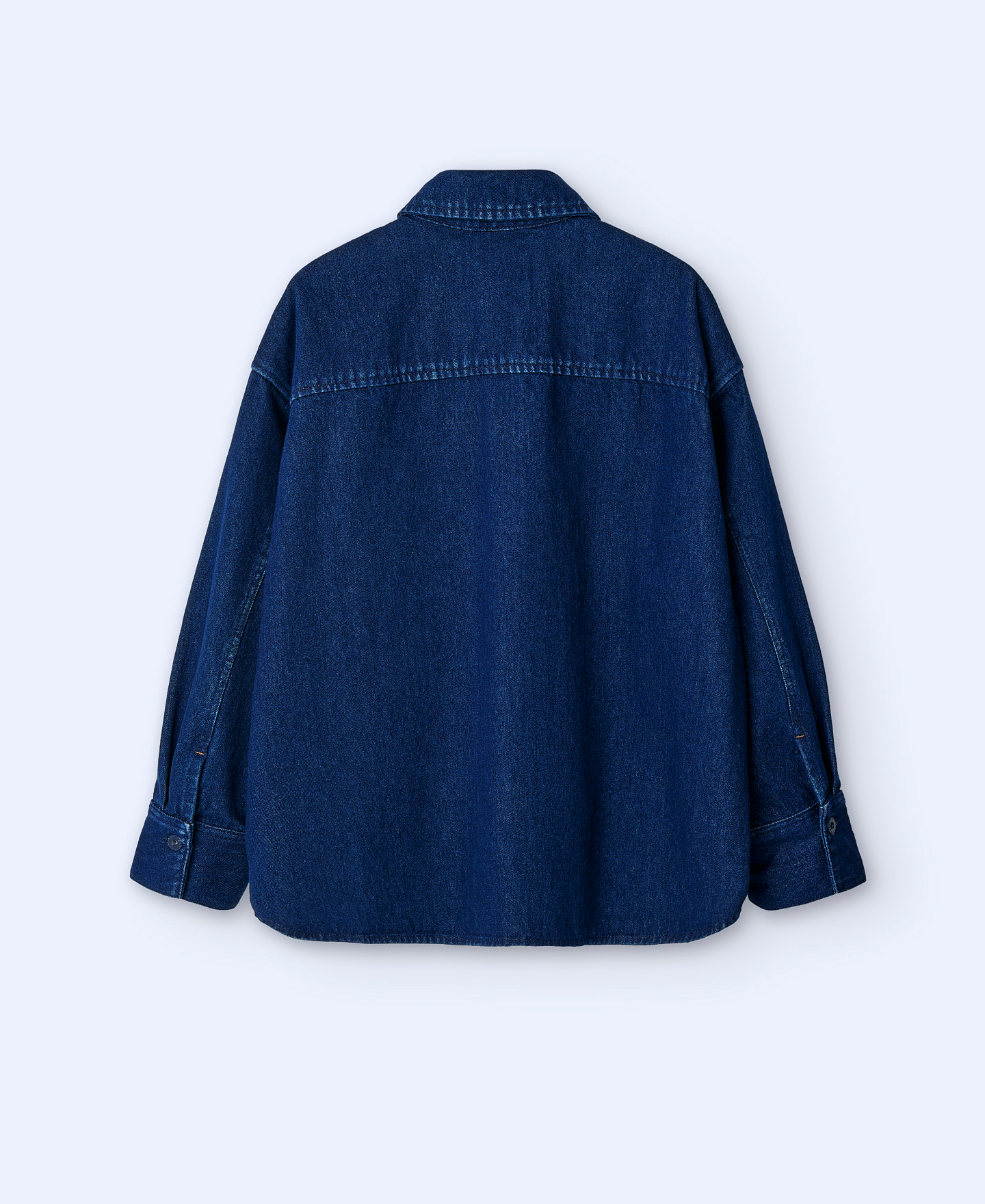 Oversize denim overshirt image number 5