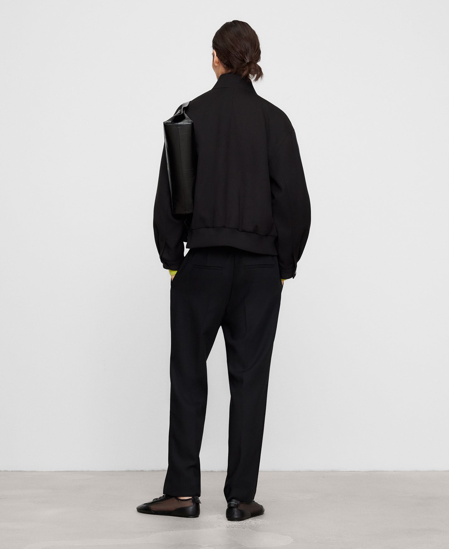 Straight tailored trousers image number 2