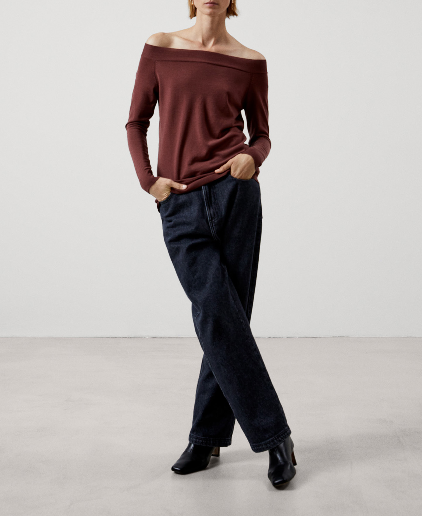 Merino wool sweater image number 1