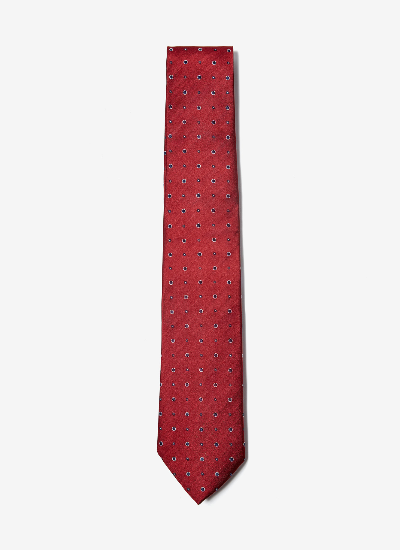 Corbata de seda Mulberry y lunares image number 0
