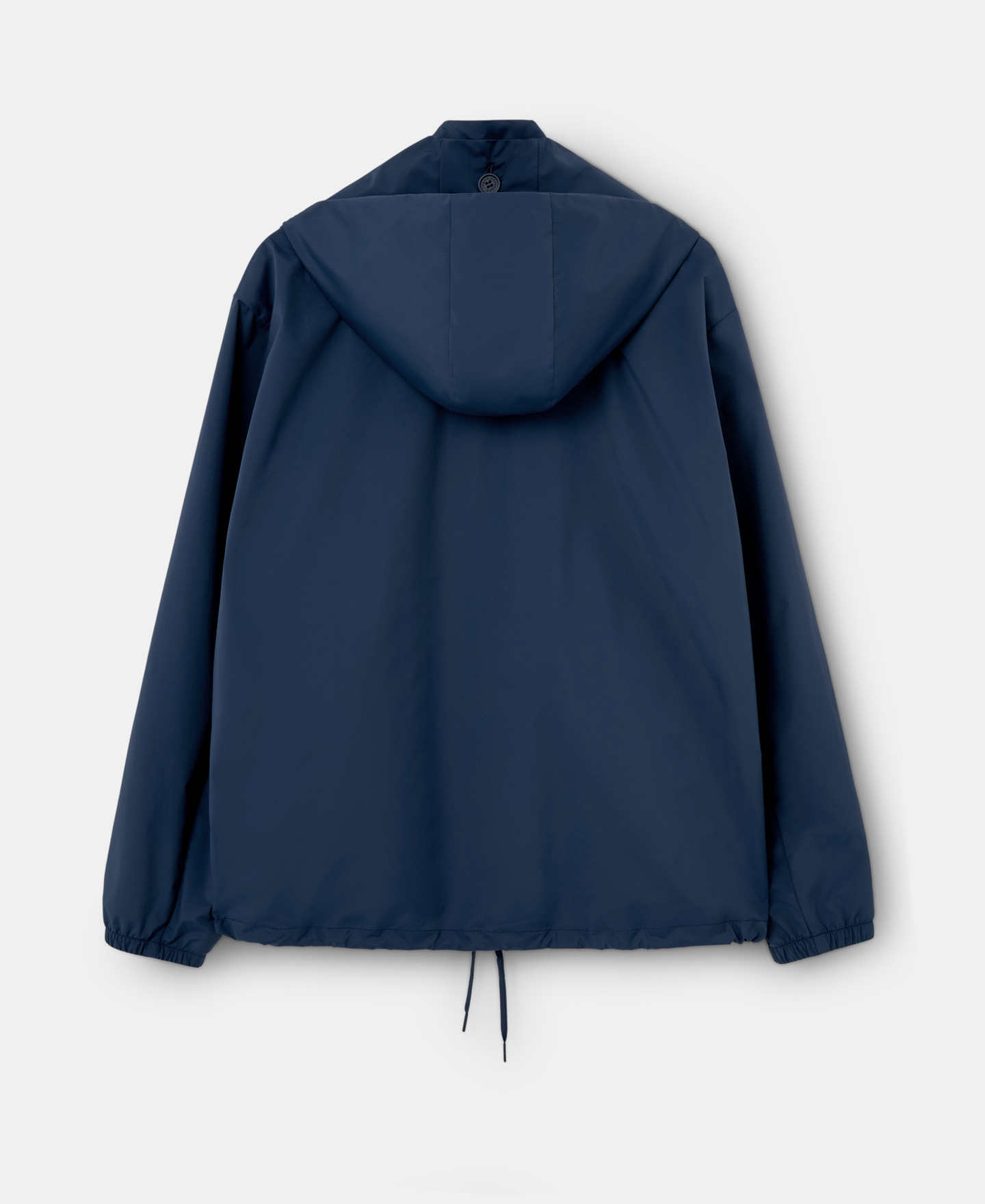 Nylon pullover with removable hood image number 5