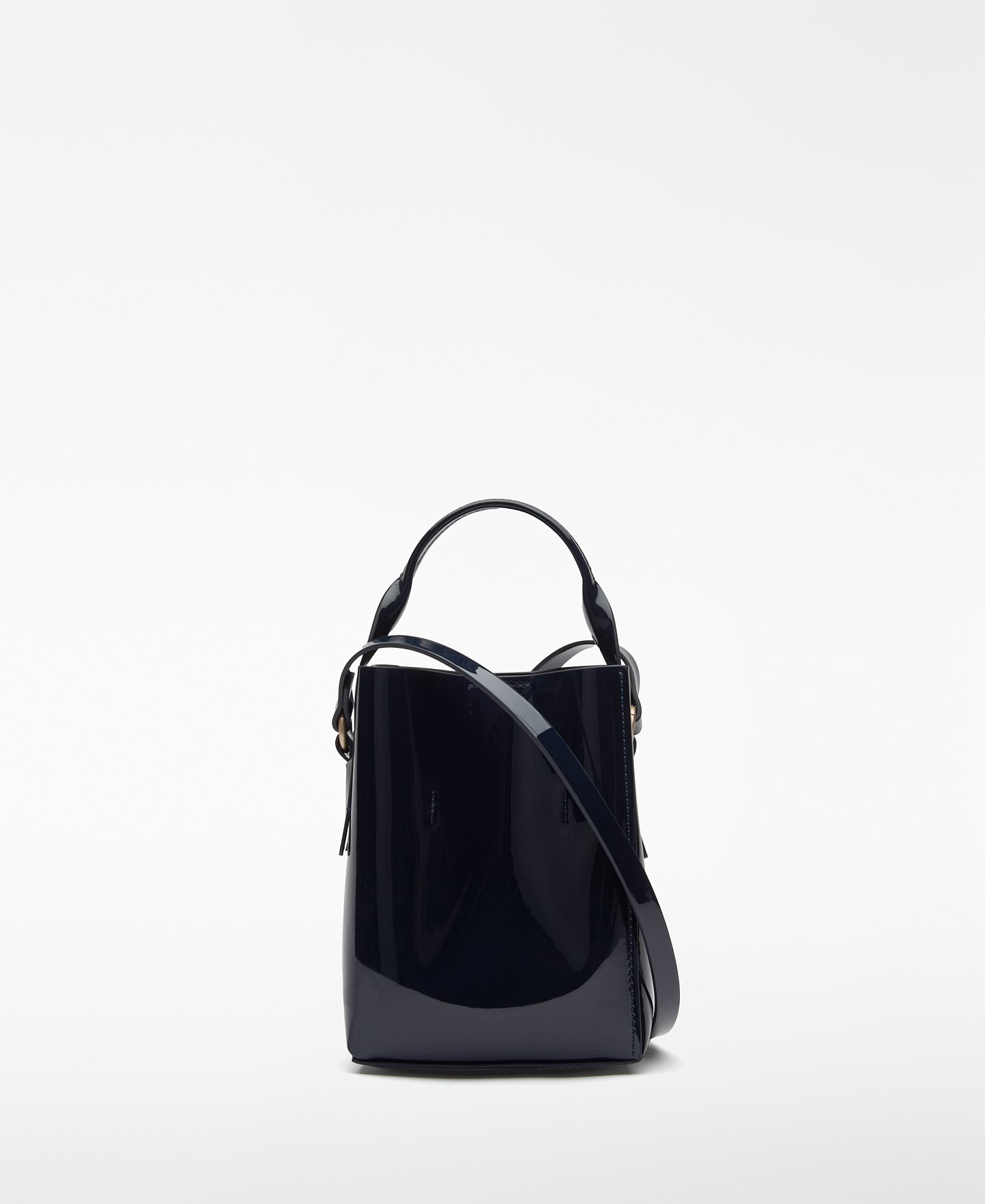Mica patent bucket bag woman image number 1