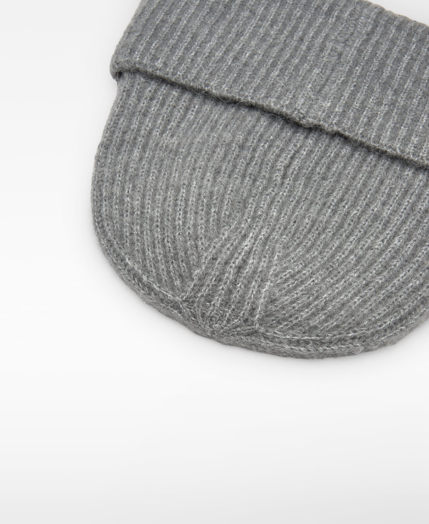 Ribbed knit beanie hat image number 2