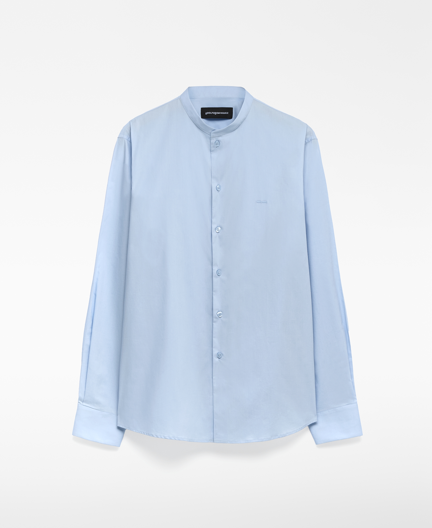 Chemise regular fit à col mao homme image number 4