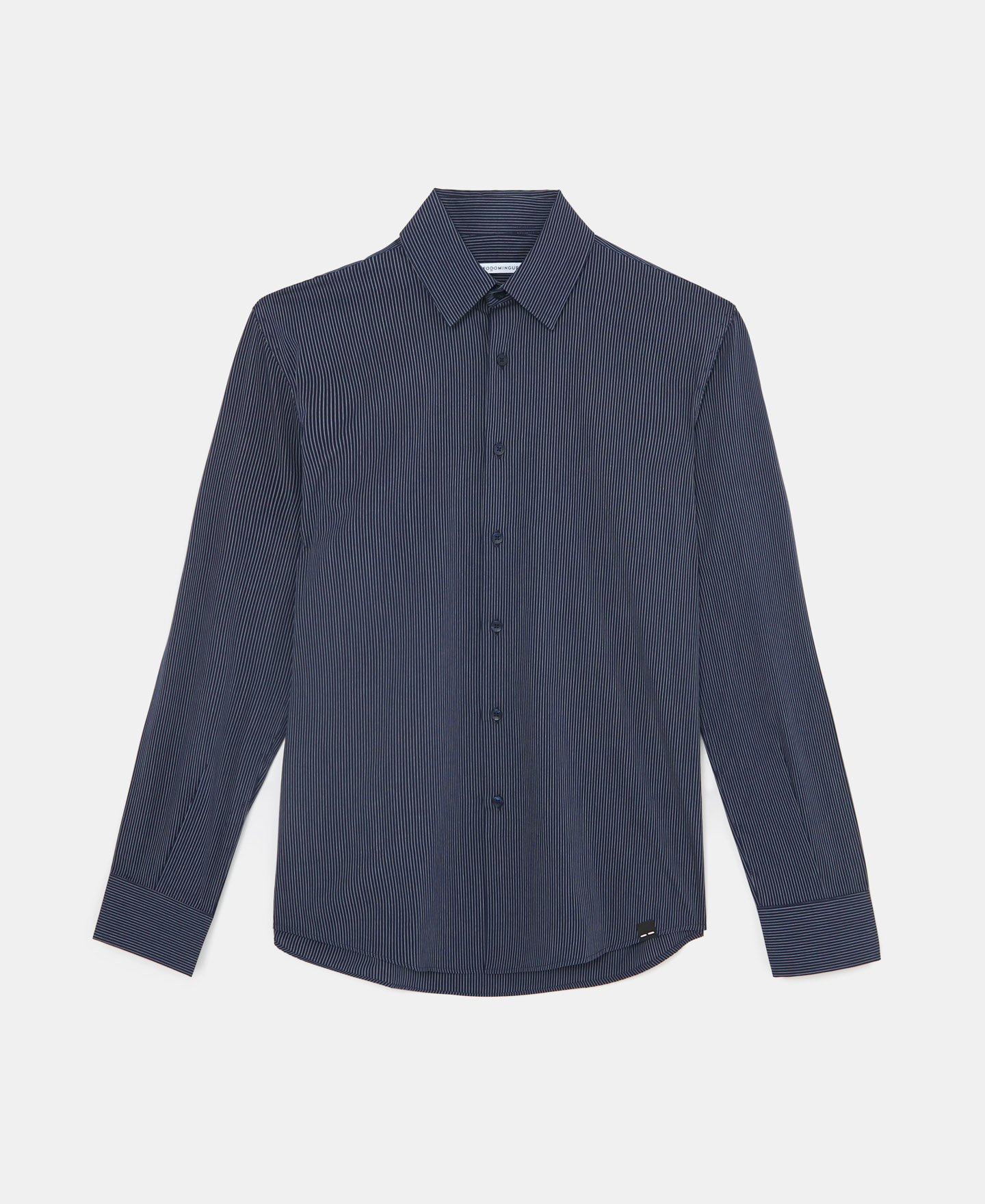 Striped shirt with shirt collar image number 4