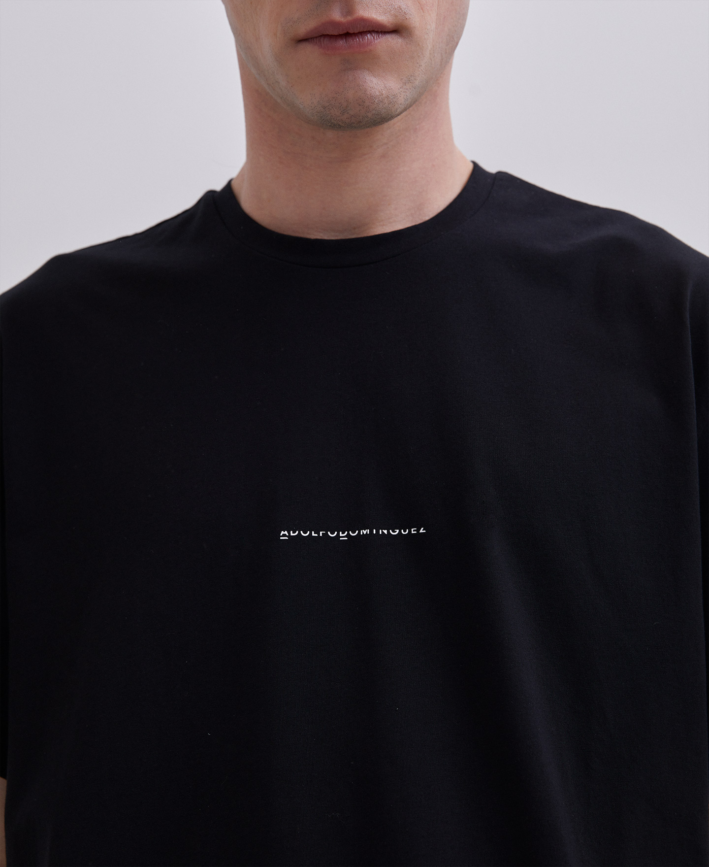White cotton logo t-shirt image number 2