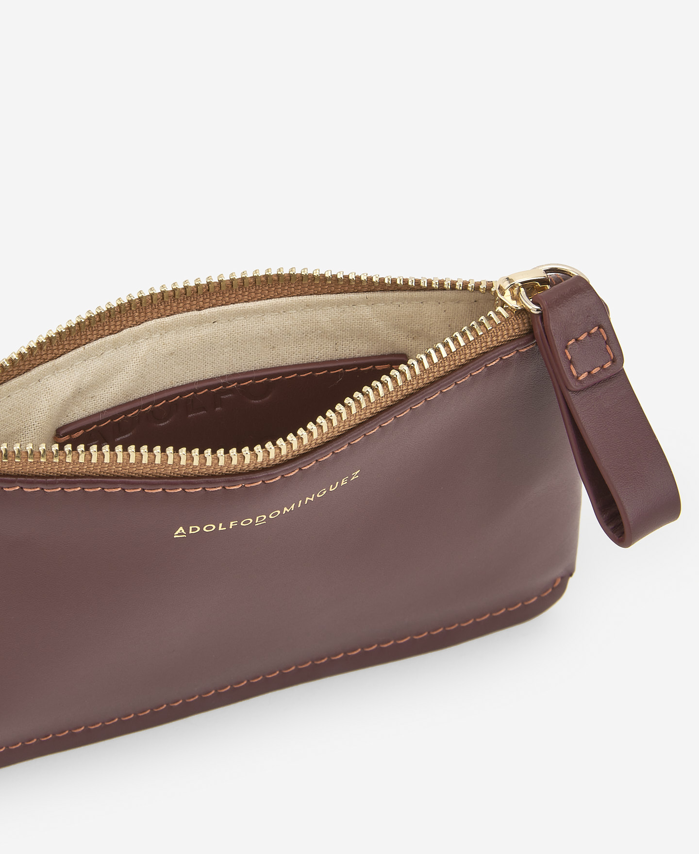 Responsible leather three-colour purse image number 2