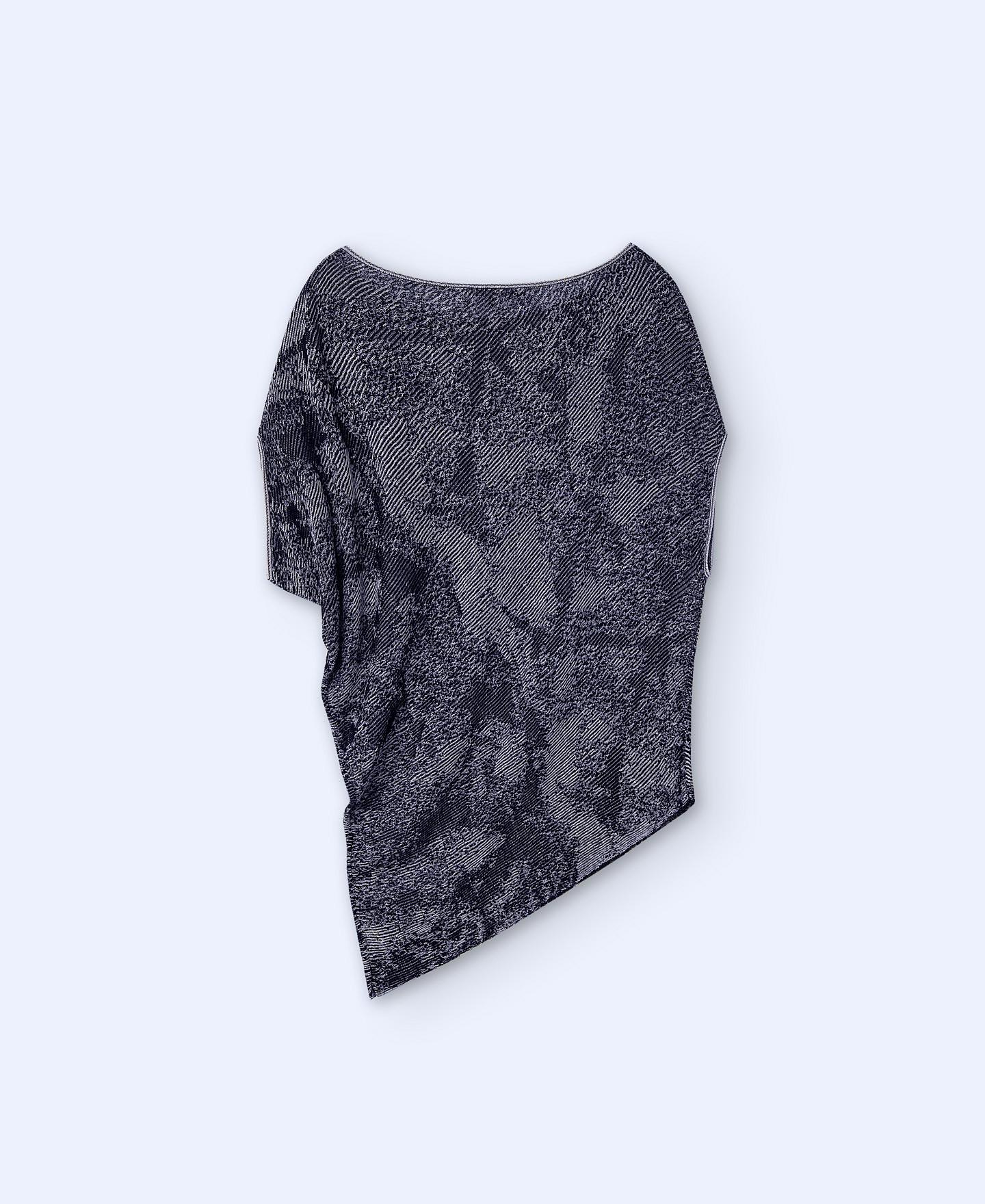 Unstructured jacquard sweater image number 5