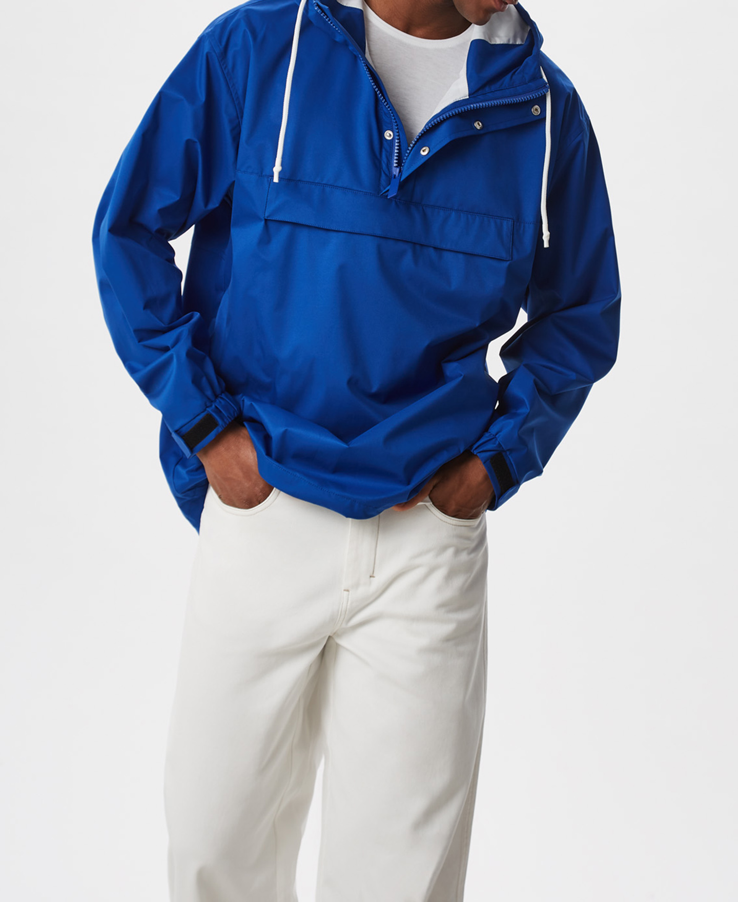 Hoodie with nylon pocket image number 3