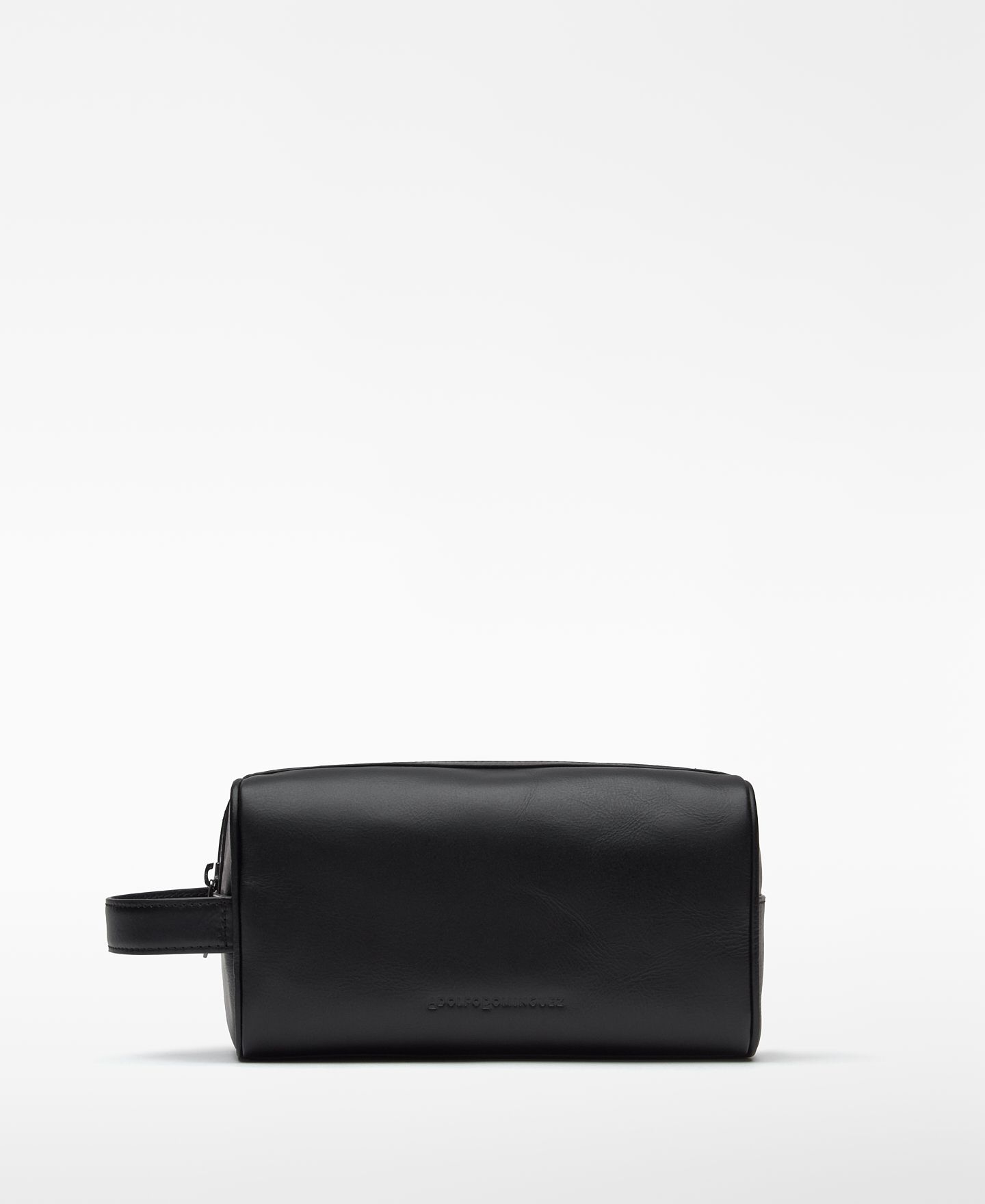 Leather rectangular toiletry bag image number 0