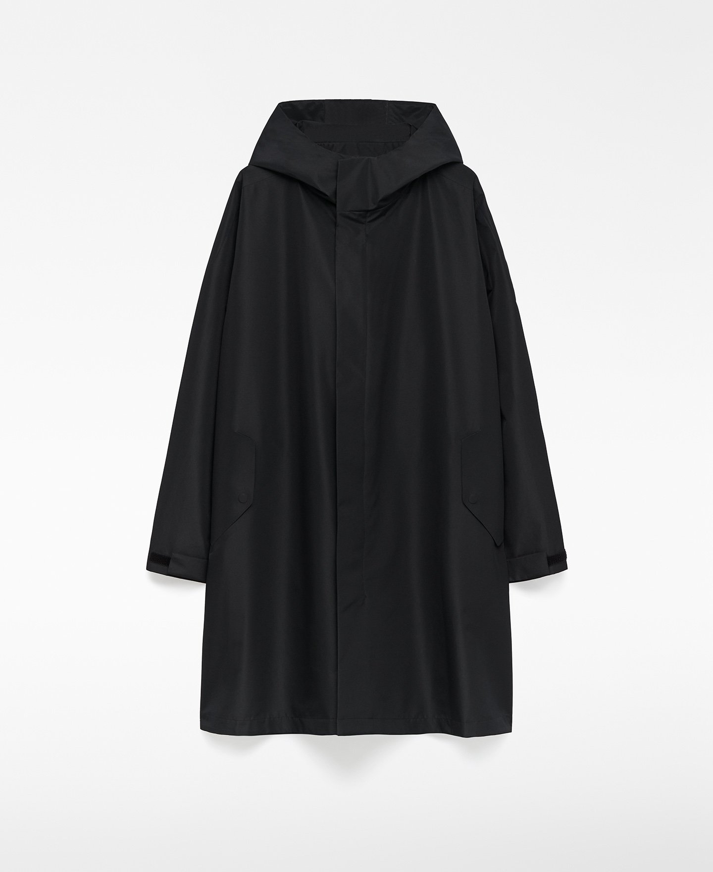 Long hooded parka man image number 4