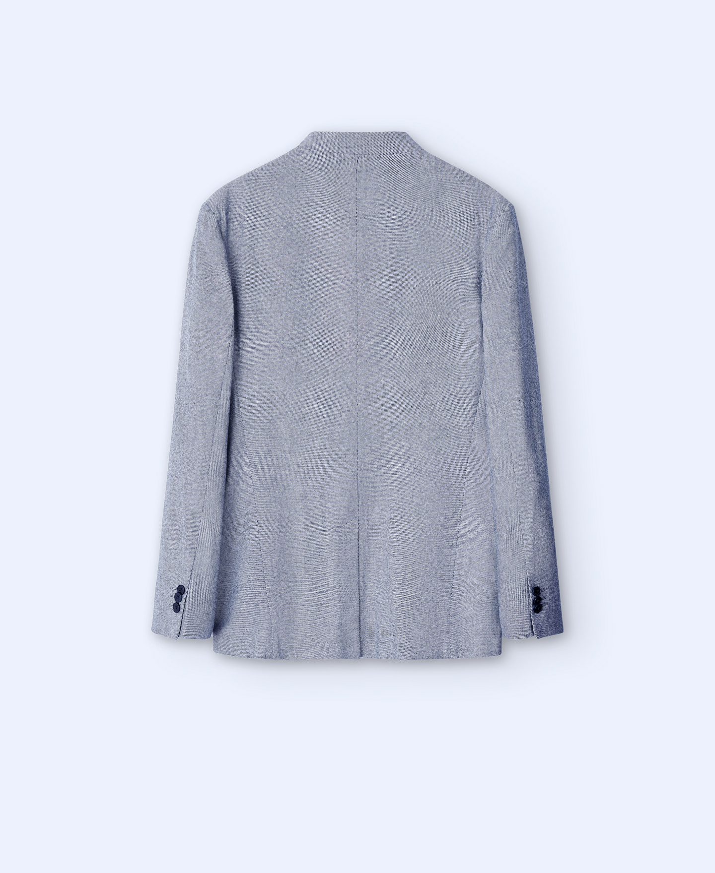 Blazer cuello Mao en algodón y lino image number 5