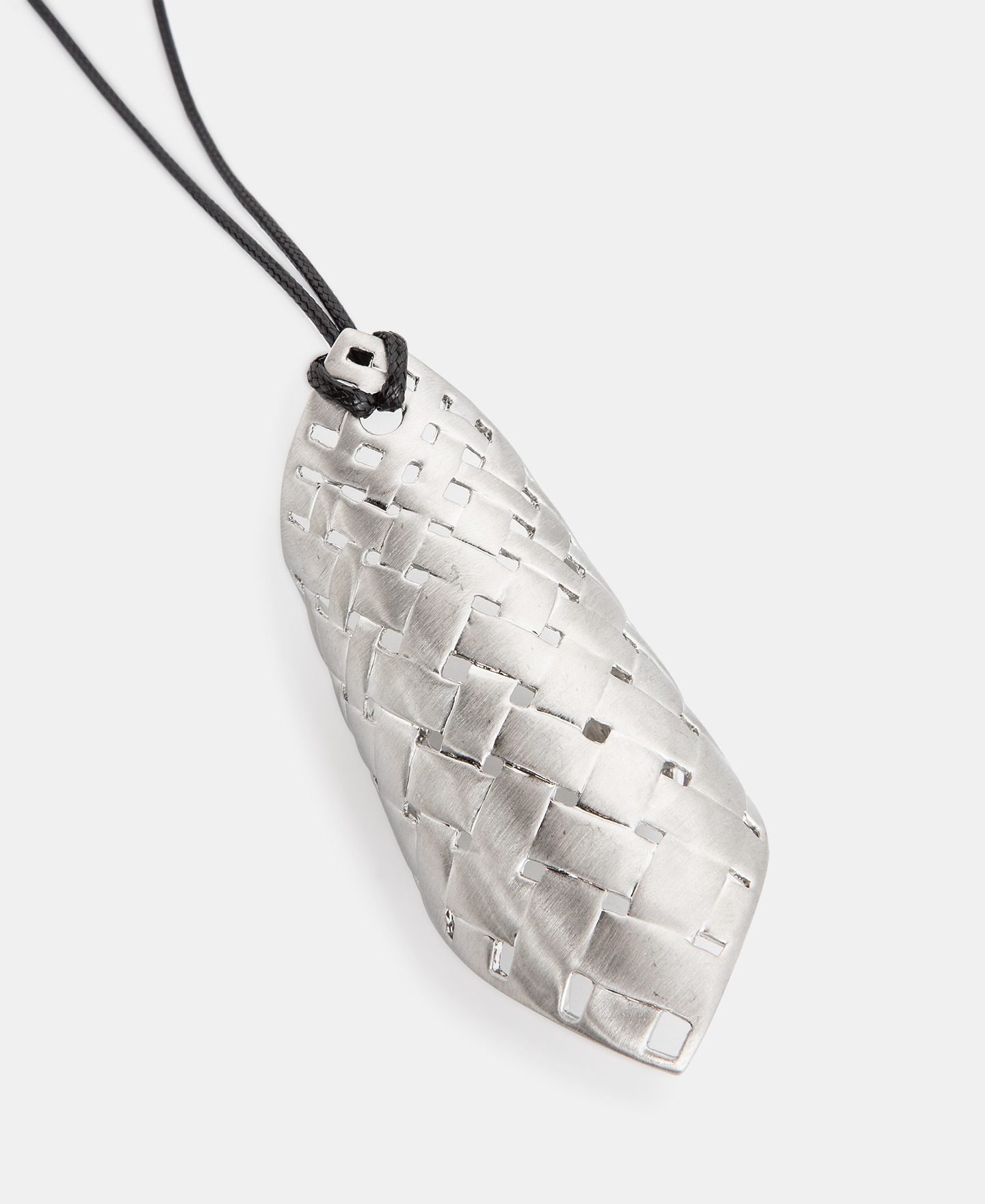 Irregular braided motif pendant image number 1