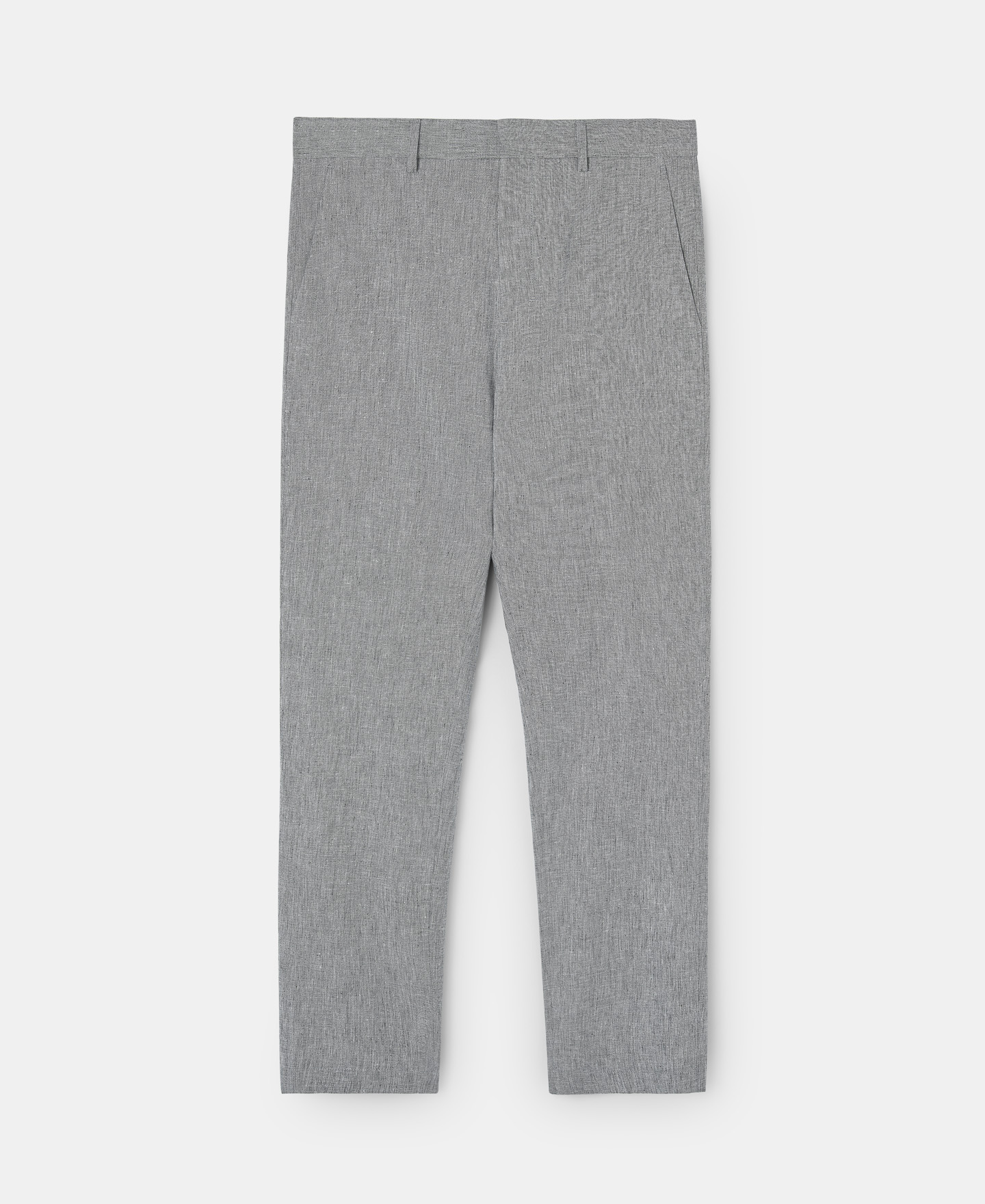 Grey linen trousers image number 3