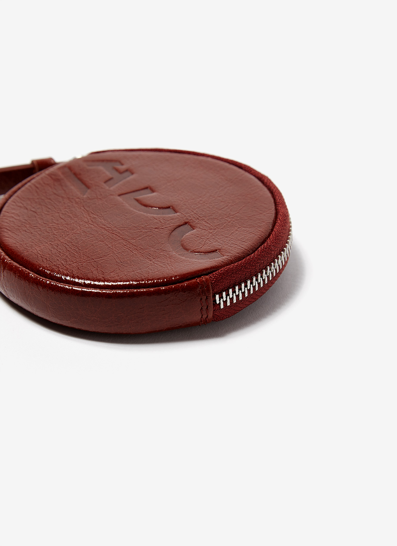 Rounded leather coin-holder image number 1