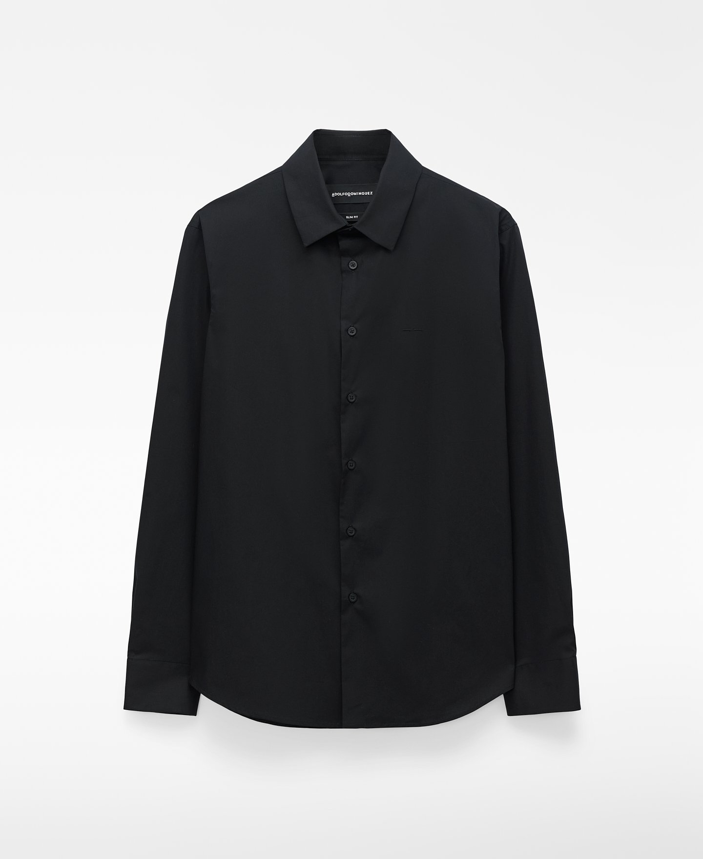 Slim fit cotton shirt image number 0