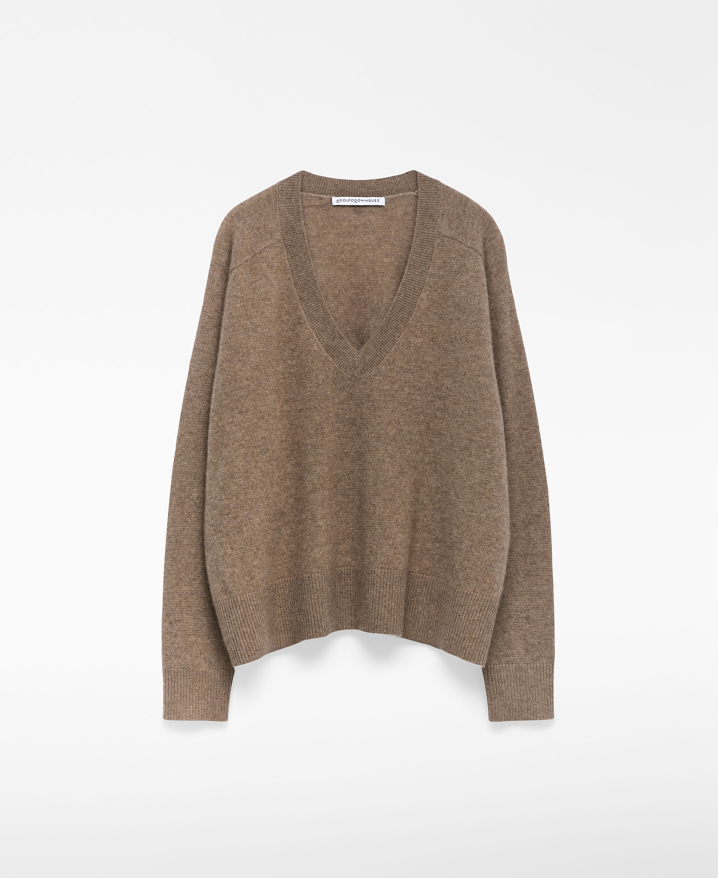 Cashmere V-neck sweater woman image number 5