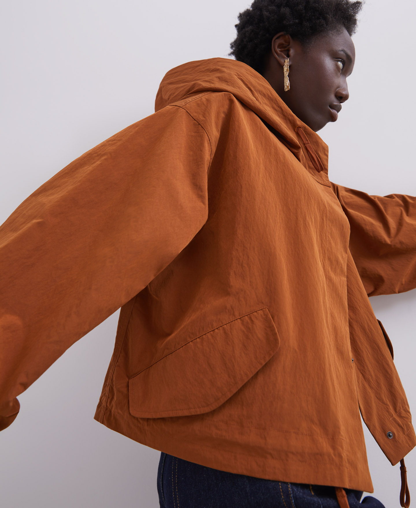 Volumetric toffe jacket image number 0