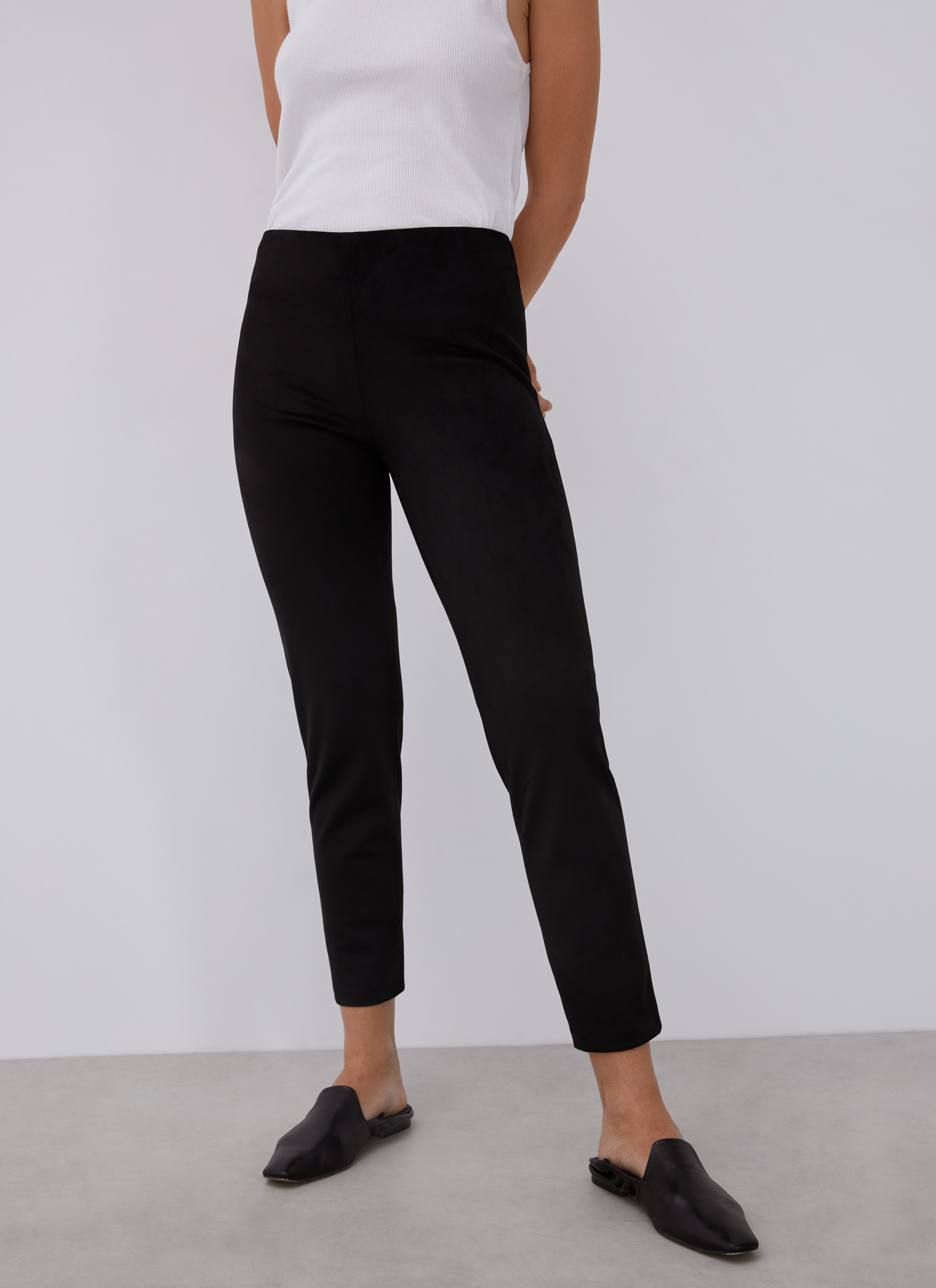 Suedette leggins image number 0