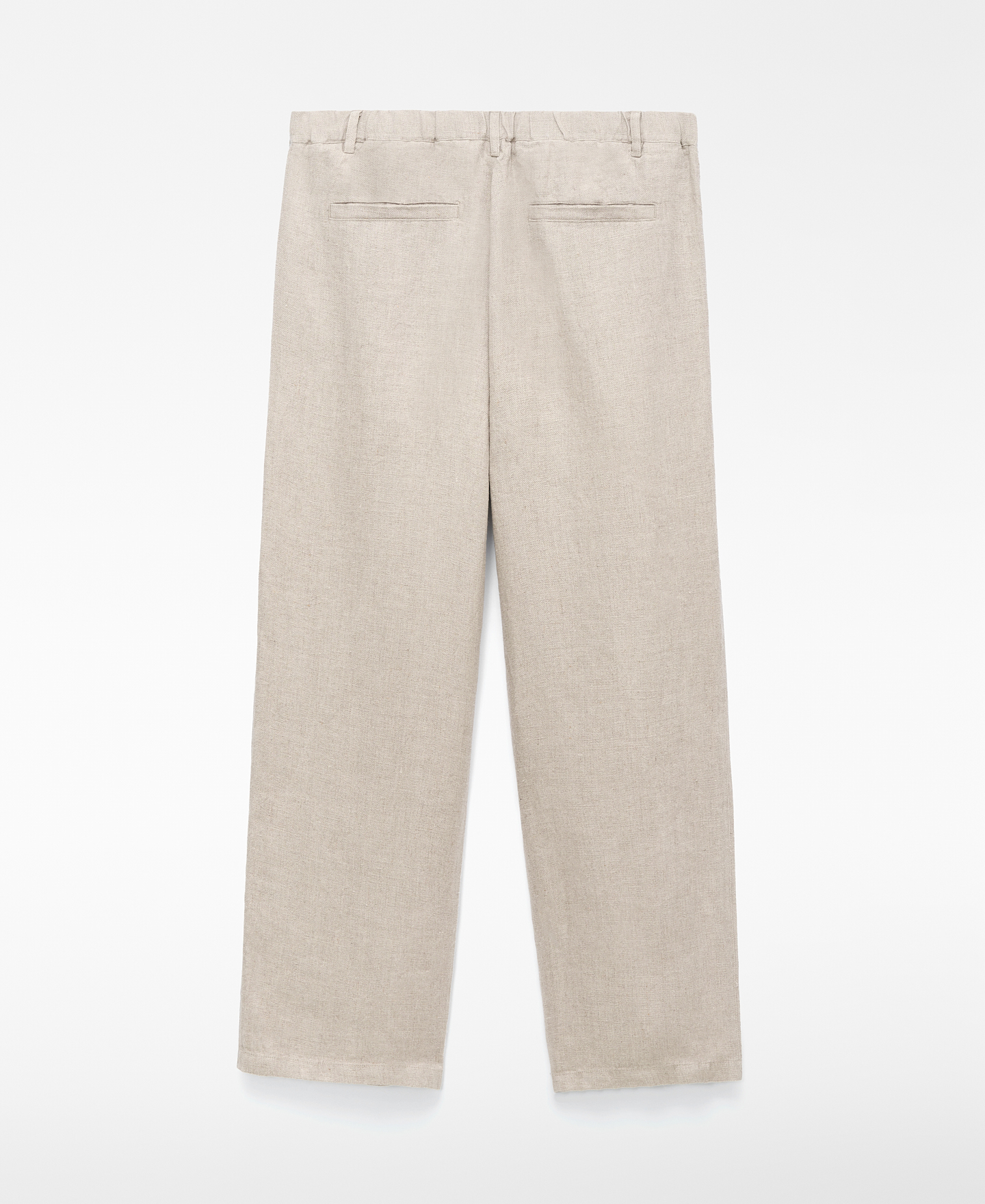 European linen relaxed fit trousers image number 5