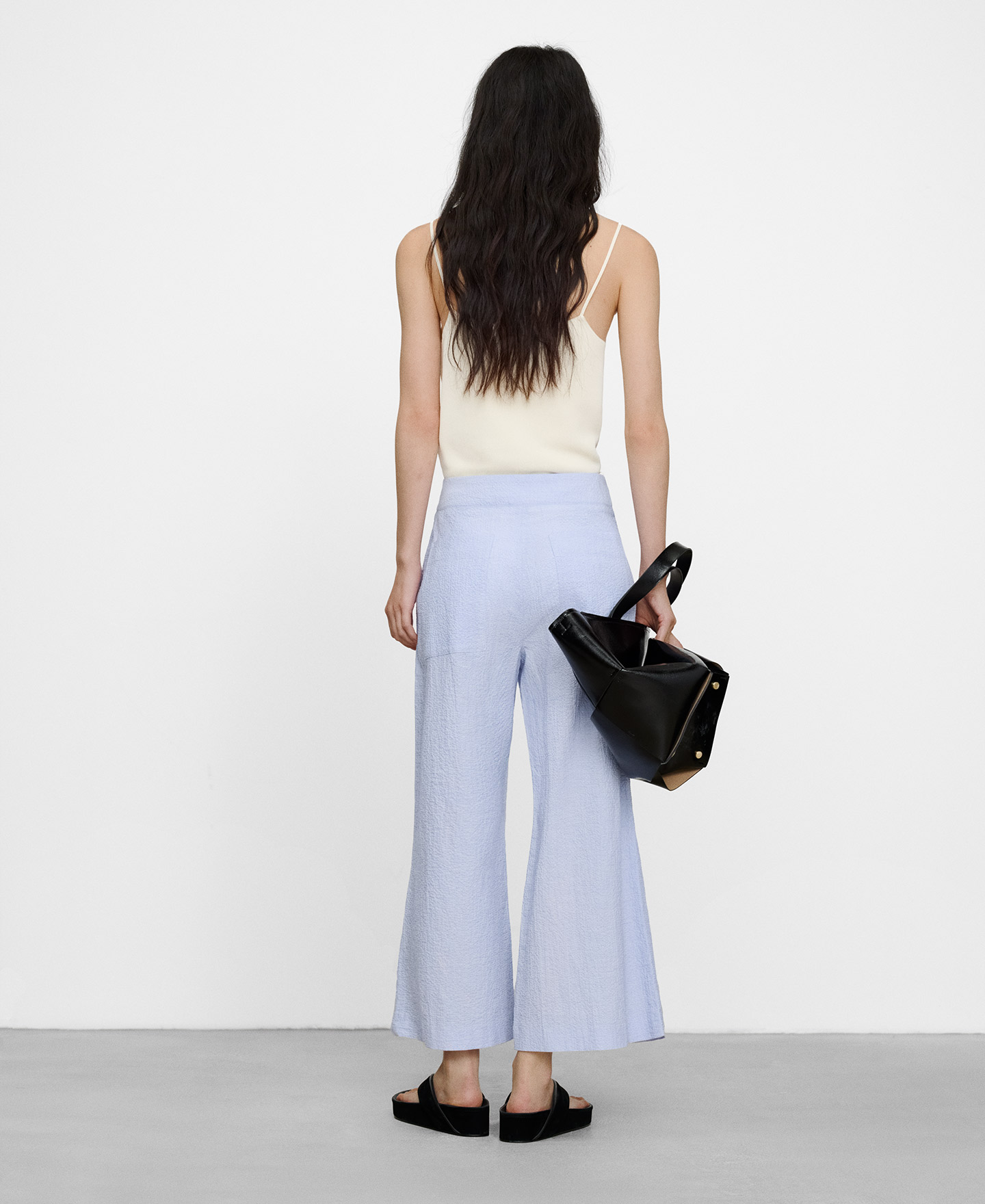 Culotte-Hose aus Baumwoll-Seersucker image number 2